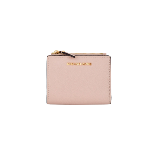Michael Kors Jet Set Logo Leather Wallet Soft Pink