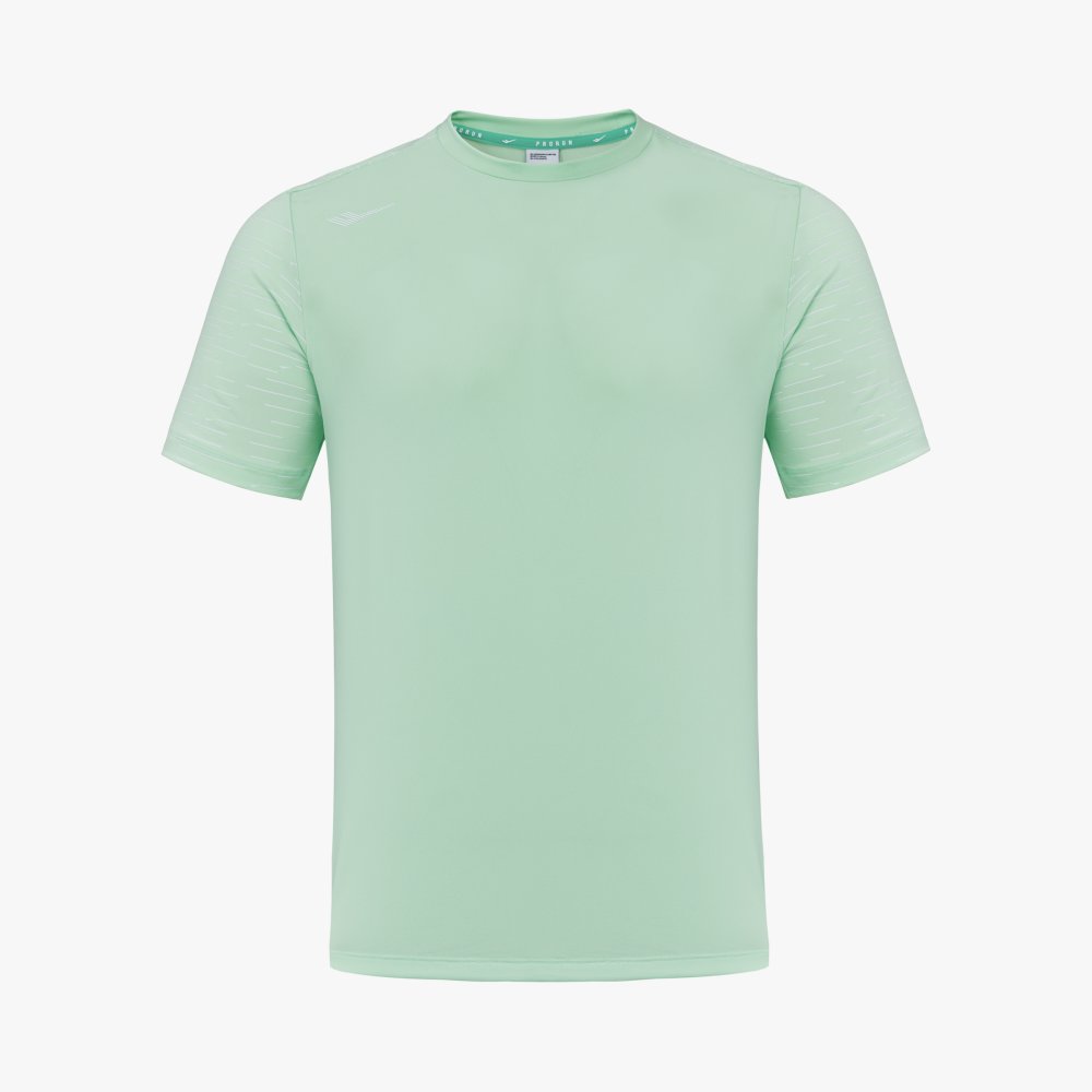 프로-스펙스 소매 리플렉티브 러닝 반팔 티셔츠 라임(PRO-SPECS Reflective Running T-Shirt Lime) - 4