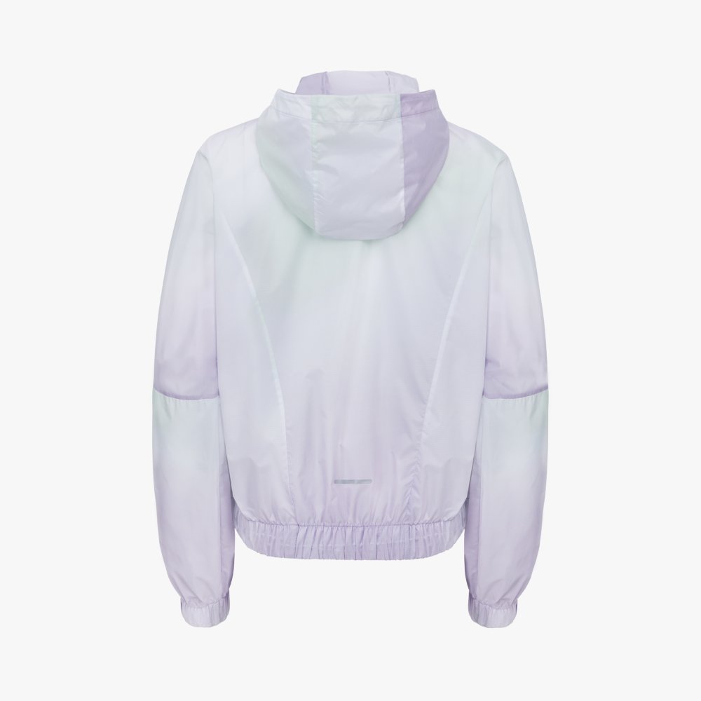 프로-스펙스 후디드 가오리 핏 통기 러닝 자켓 라일락(PRO-SPECS Hooded Breathable Running Jacket Lilac) - 3