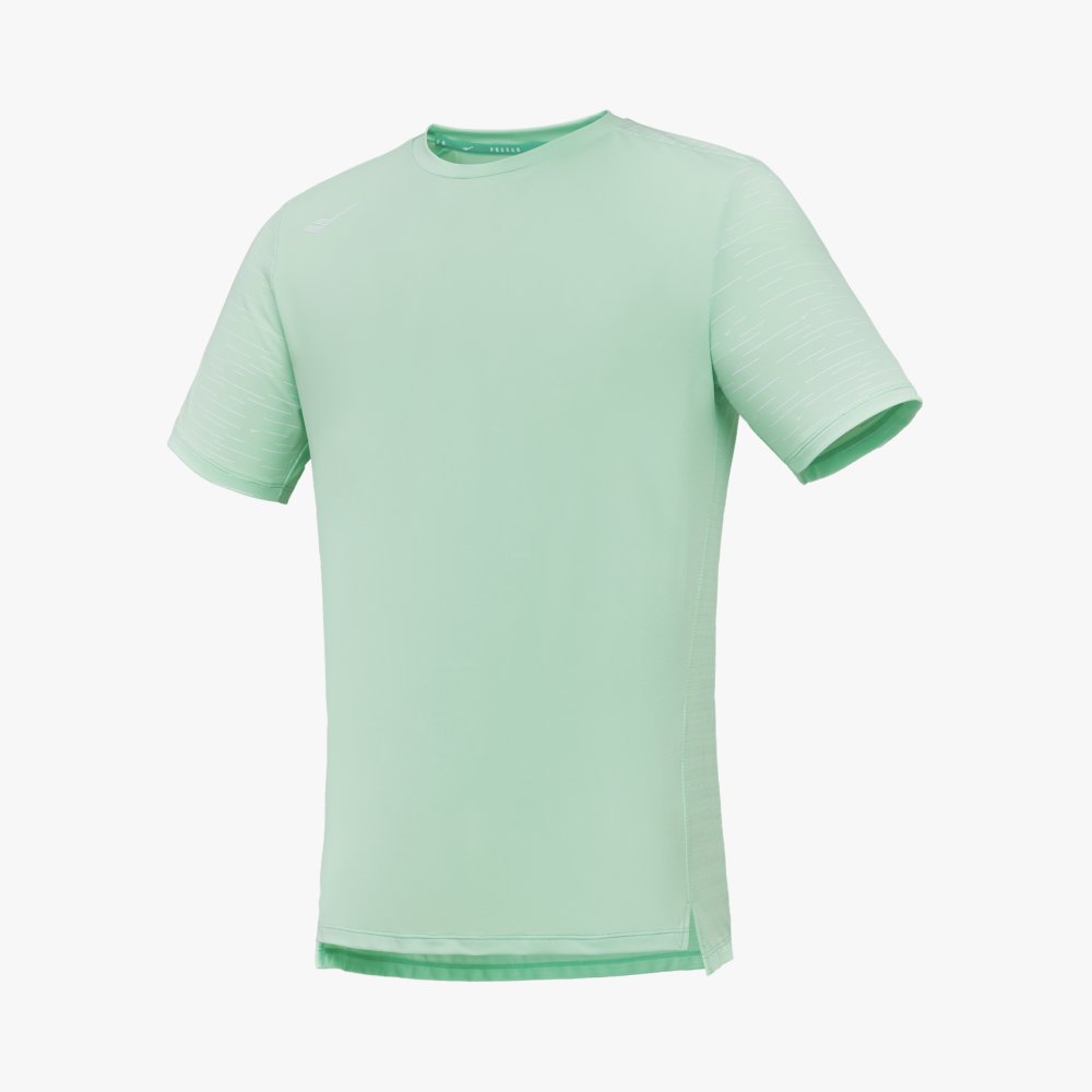 프로-스펙스 소매 리플렉티브 러닝 반팔 티셔츠 라임(PRO-SPECS Reflective Running T-Shirt Lime) - 3