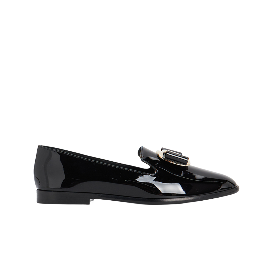 (W) 페라가모 바라 보우 로퍼 블랙 - C((W) Ferragamo Vara Bow Loafers Black - C)