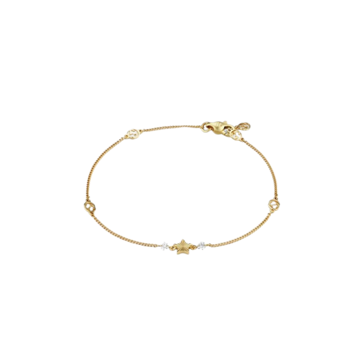 (W) Gucci GG Star Bracelet Yellow Gold