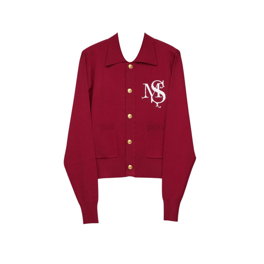 MASU M.S. CREST CARDIGAN RED 44