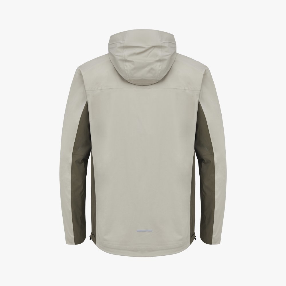 프로-스펙스 후디드 2.5LAYER 경량 방수 트레일 러닝 자켓 라이트베이지(PRO-SPECS Hooded 2.5LAYER Lightweight Waterproof Trail Running Jacket Light Beige) - 3