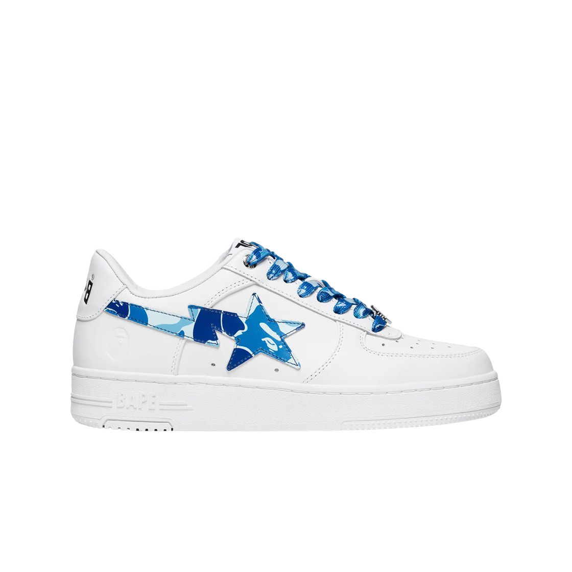 베이프 ABC 카모 베이프 스타 로우 스니커즈 블루(BAPE Abc Camo Bape Sta Low Sneakers Blue)