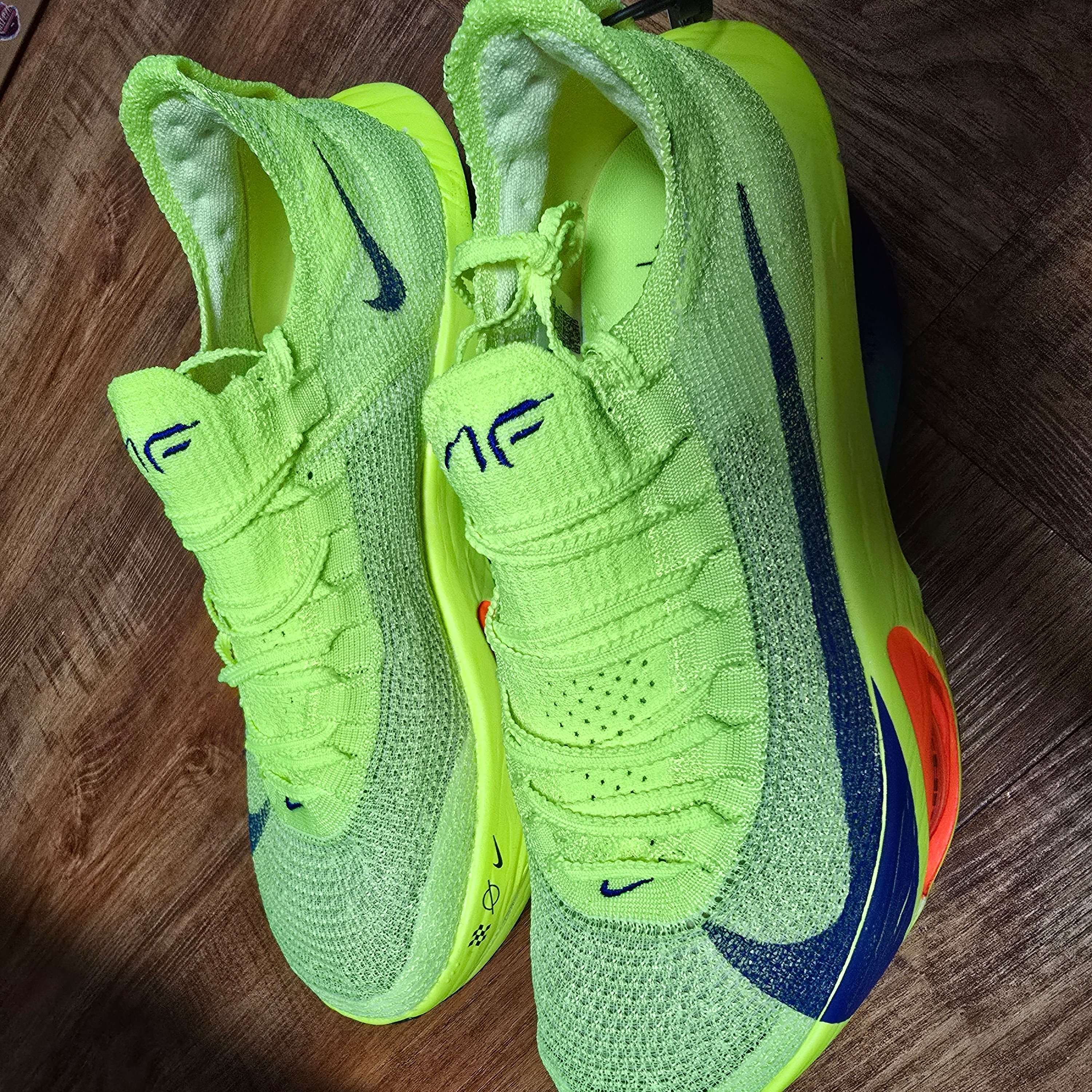 Nike Air Zoom Alphafly Next% 3 Volt 착용 스타일