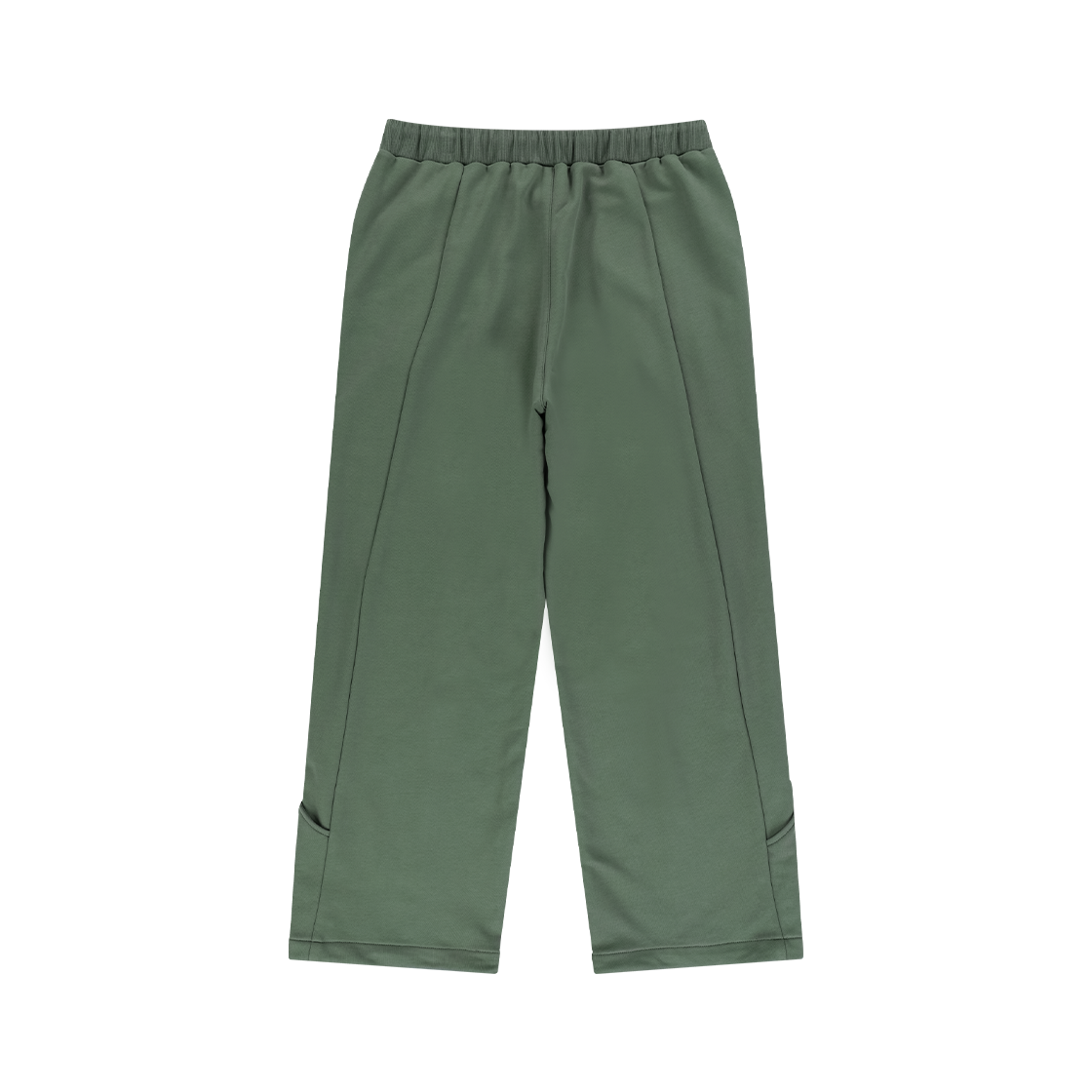 오프그리드 커브드 인시전 헤비 스웨트 와이드 팬츠 카키(OFFGRID Curved Incision Heavy Sweat Wide Pants Khaki) - 2