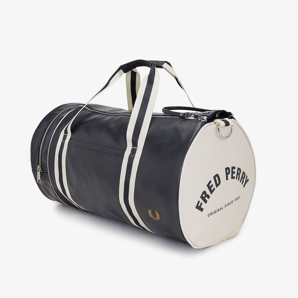 프레드페리 클래식 배럴 백 네이비/에크루(Fred Perry Classic Barrel Bag Navy/Ecru) - 2