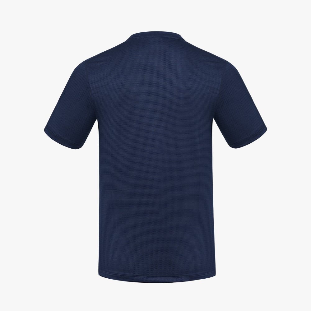 프로-스펙스 JQD 통기 러닝 반팔 티셔츠 다크네이비(PRO-SPECS JQD Breathable Running Short Sleeve T-Shirt Dark Navy) - 5