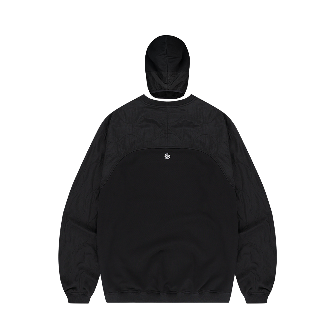 오프그리드 바라클라바 디터쳐블 퀄티드 맨투맨 블랙(OFFGRID Balaclava Detachable Quilted Sweatshirt Black) - 2