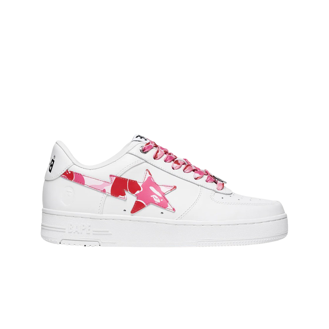 베이프 ABC 카모 베이프 스타 로우 스니커즈 핑크(BAPE Abc Camo Bape Sta Low Sneakers Pink)
