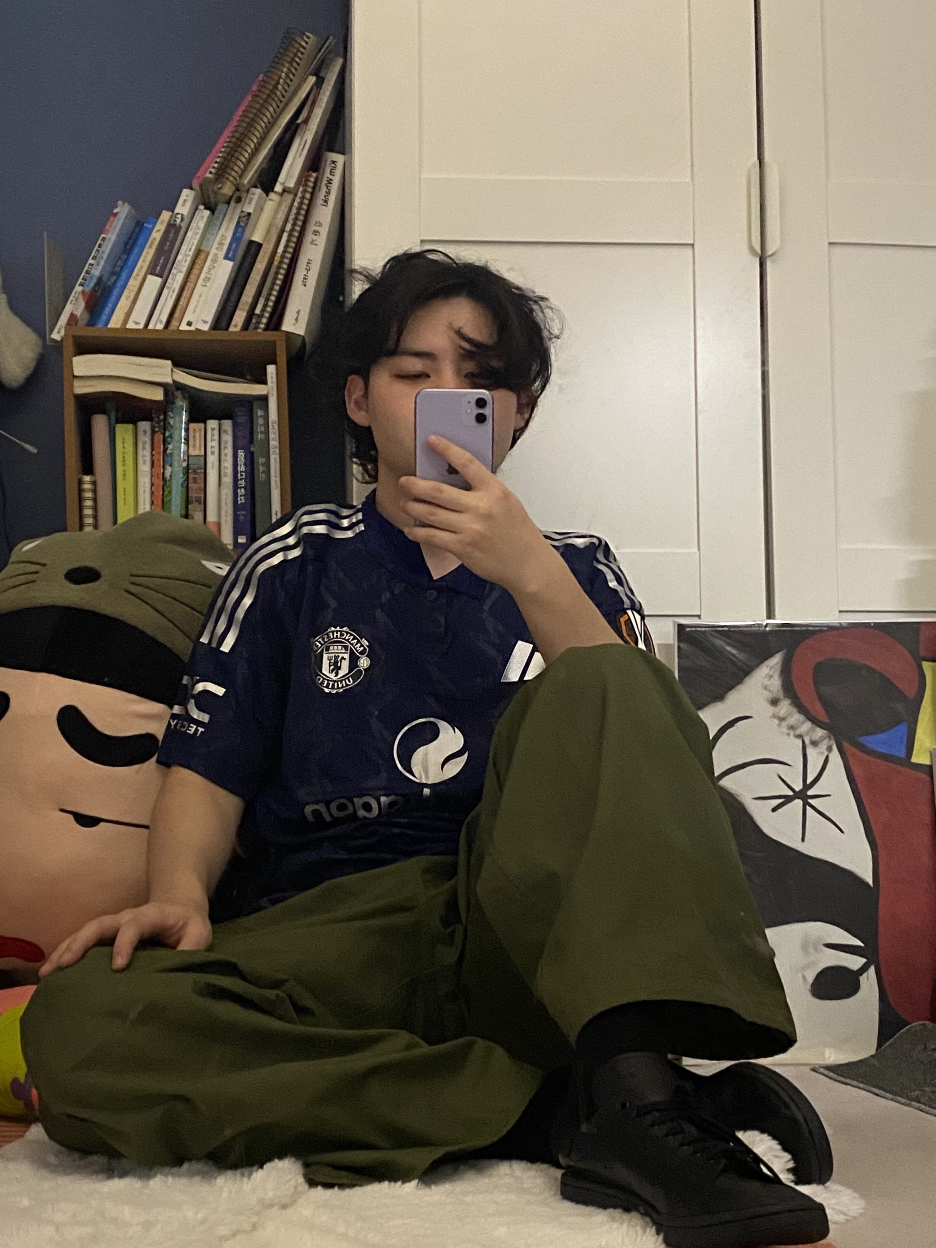 Adidas Manchester United 2024/25 Away Jersey Night Indigo - KR Sizing (Non Marking Ver.), Adidas Stan Smith Decon Core Black 착용 스타일
