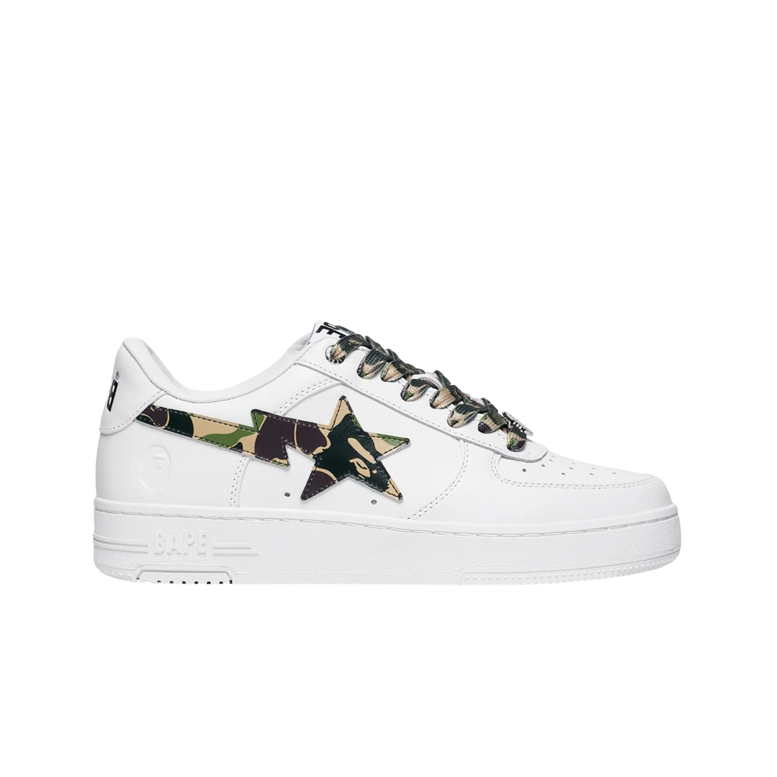 베이프 ABC 카모 베이프 스타 로우 스니커즈 그린(BAPE Abc Camo Bape Sta Low Sneakers Green)