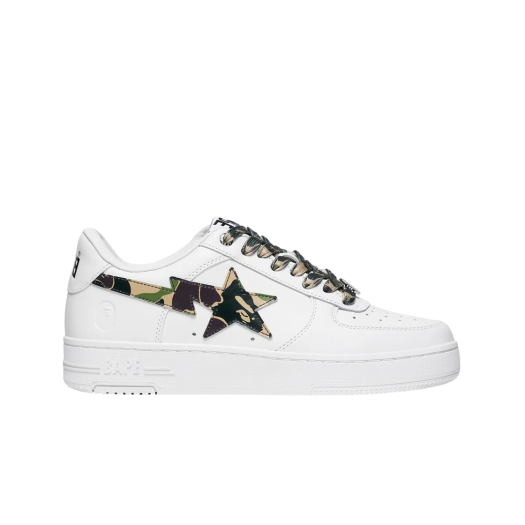 0ZXSHM191335N BAPE Abc Camo Bape Sta Low Sneakers Green