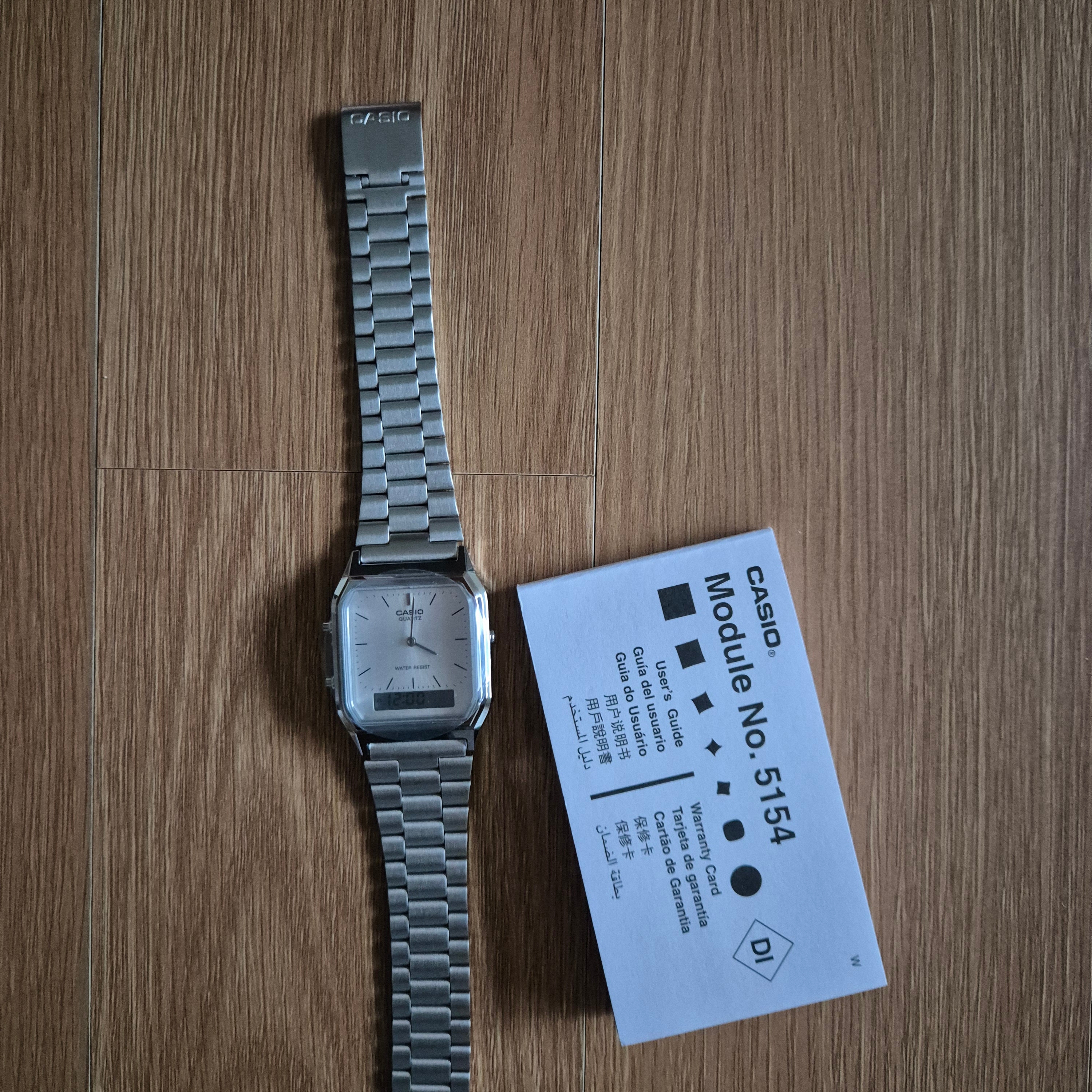 Casio AQ-230A-7AMQY 착용 스타일