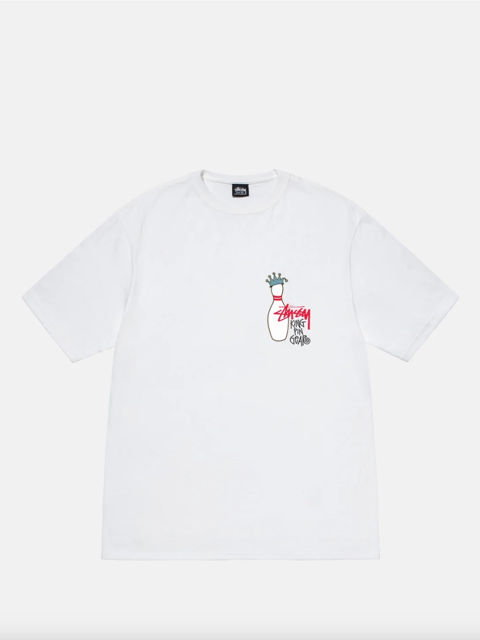 Stussy Kingpin T-Shirt Black, Stussy Kingpin T-Shirt White 착용 스타일 - 5