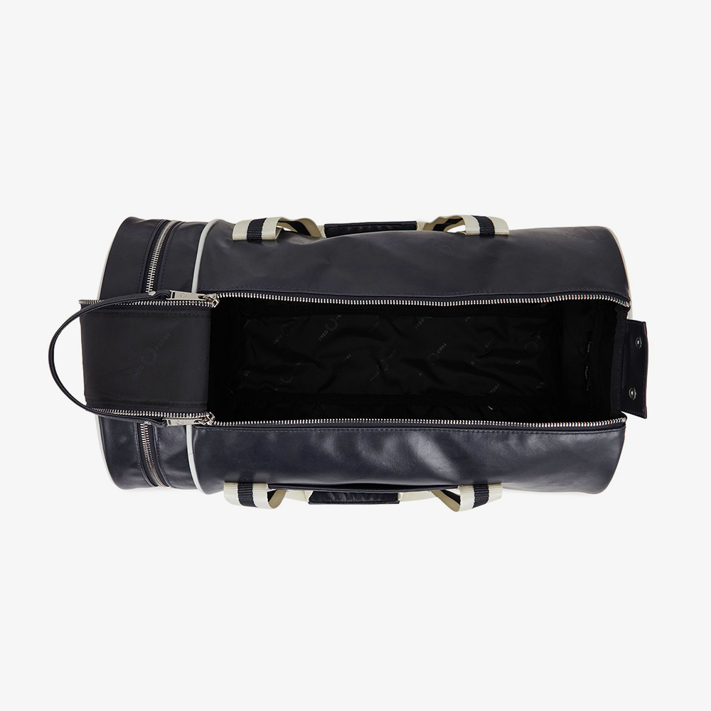 프레드페리 클래식 배럴 백 네이비/에크루(Fred Perry Classic Barrel Bag Navy/Ecru) - 4