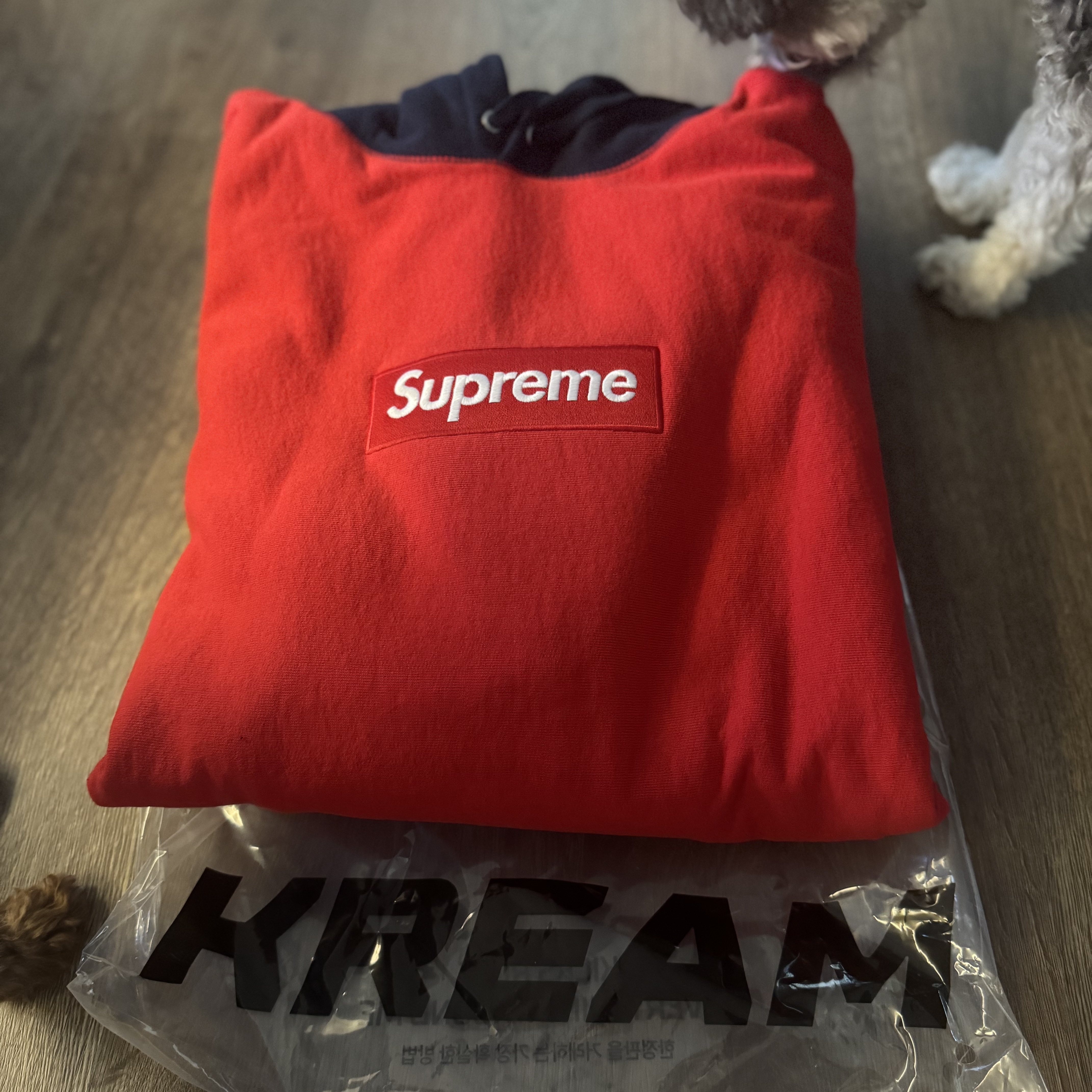 Supreme Box Logo Hooded Sweatshirt Multicolor - 24FW 착용 스타일