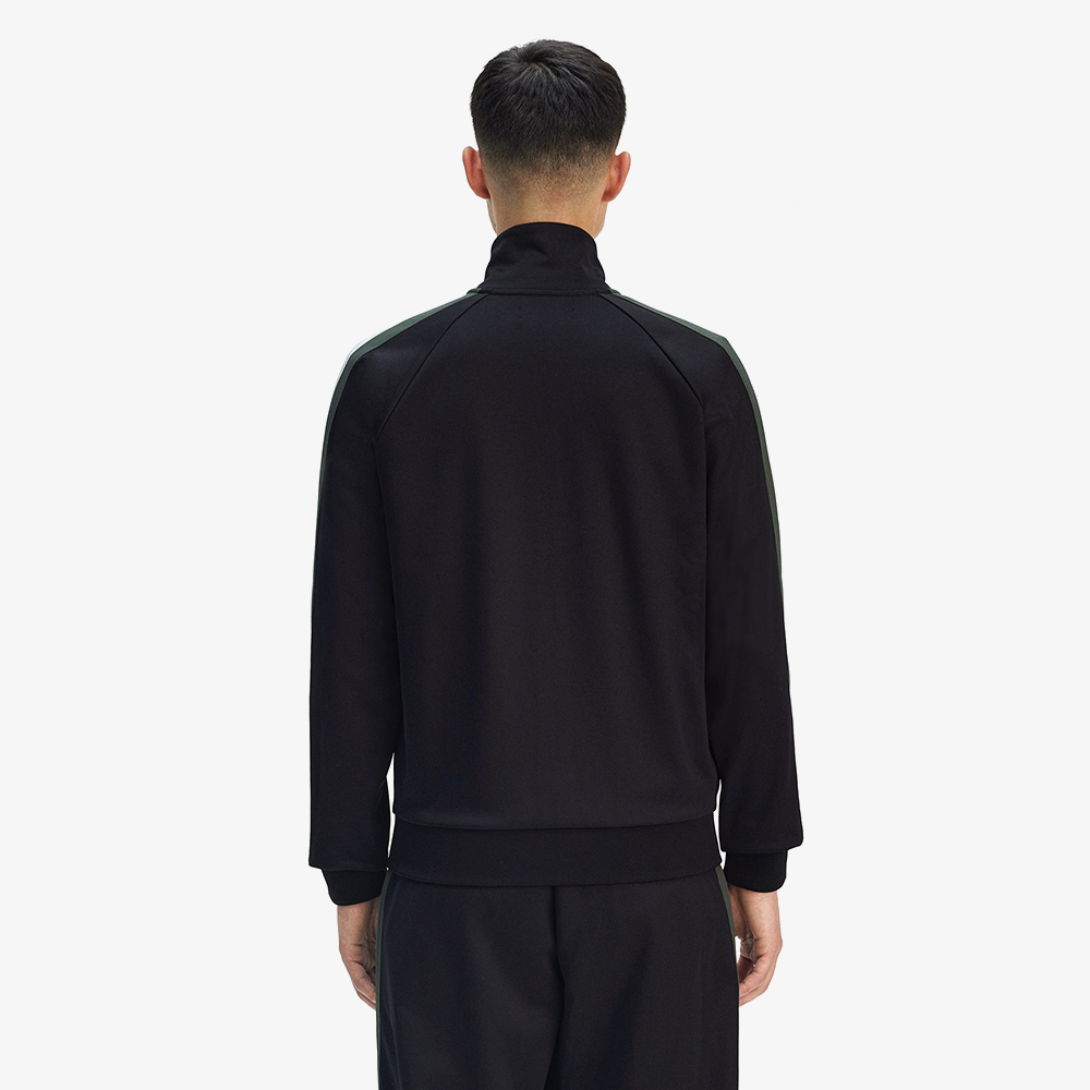 프레드페리 투 컬러 테잎 트랙재킷 블랙(Fred Perry Two Colour Tape Track Jacket Black) - 4