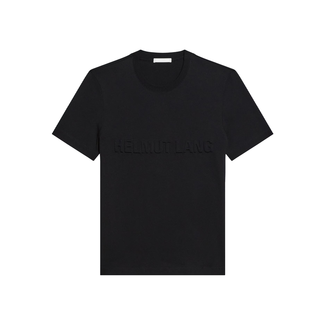 헬무트 랭 엠보스 로고 티 블랙 - 25SS(Helmut Lang Embossed Logo Tee Black - 25SS)