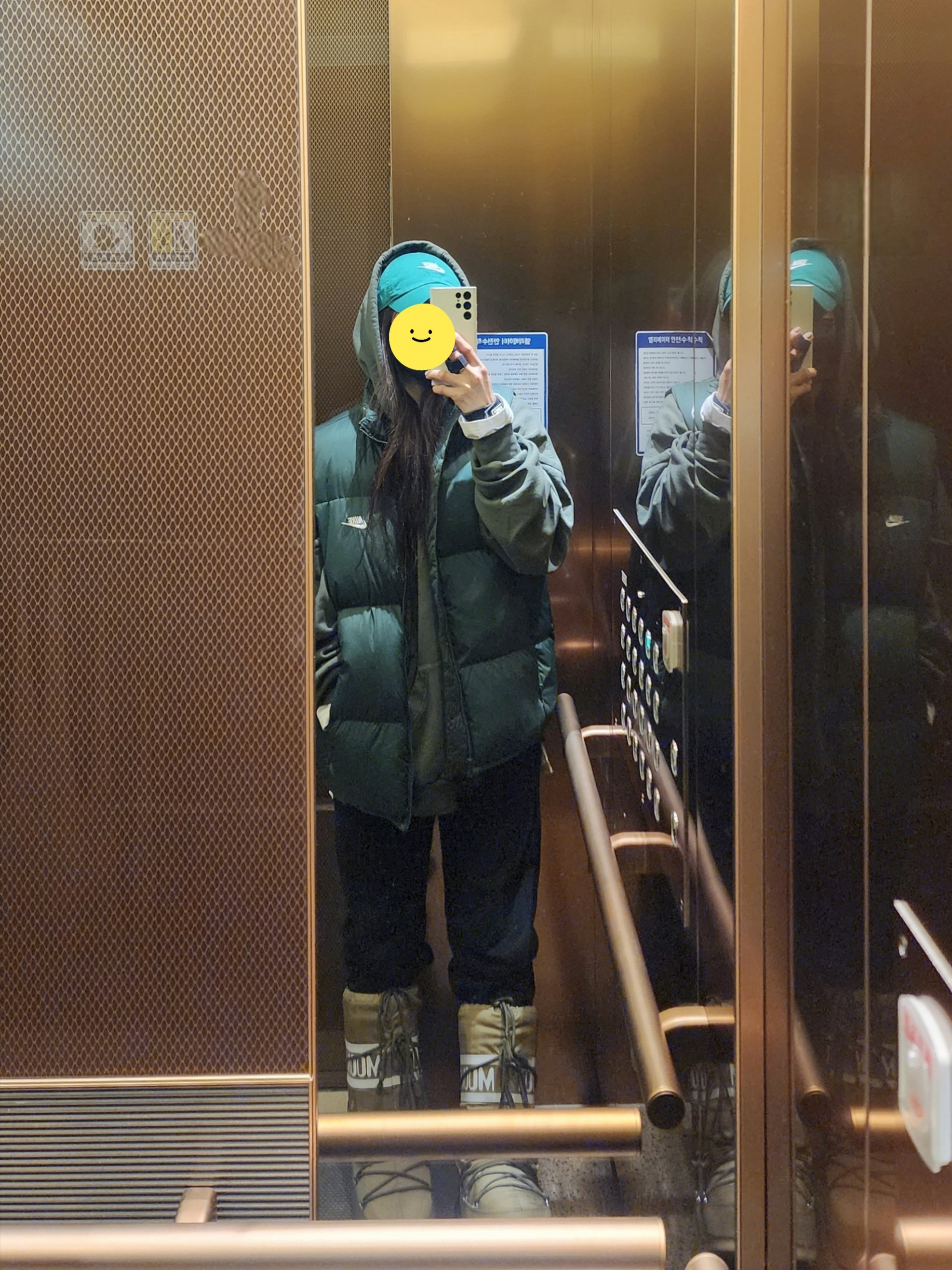 Nike NSW Club Primaloft Water-Repellent Puffer Vest Fir - Asia, Nike Heritage 86 Futura Washed Cap Gorge Green 착용 스타일 - 1