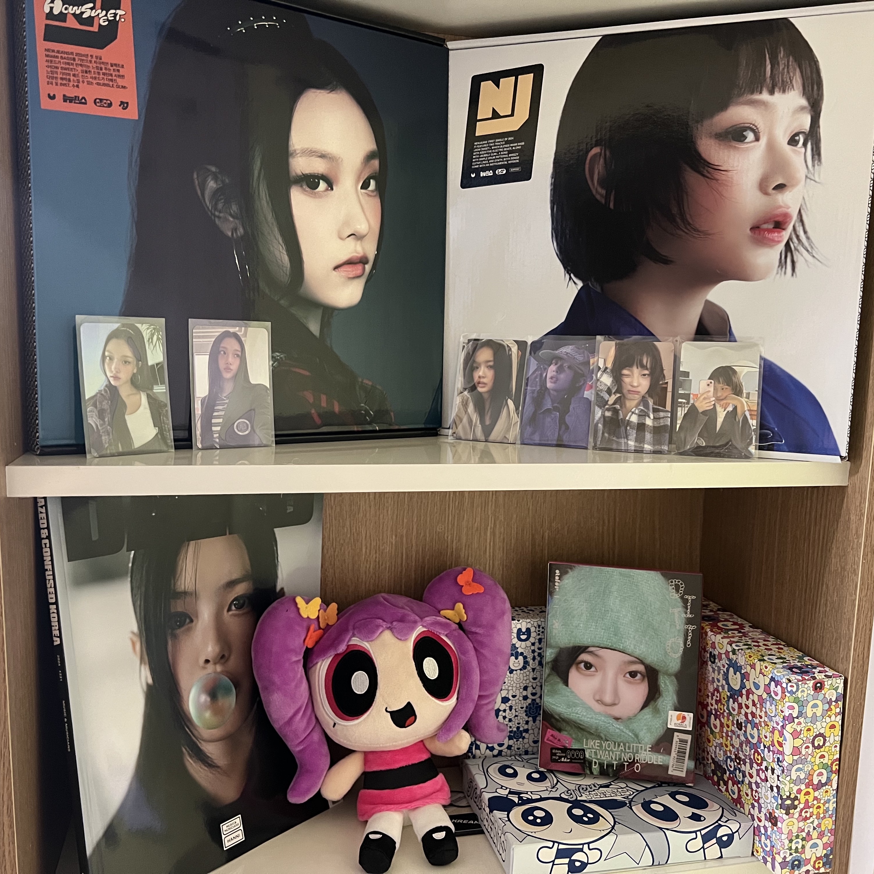Newjeans x The Powerpuff Girls Doll Medium Hanni, NewJeans How Sweet Standard (Hanni Ver.) 착용 스타일