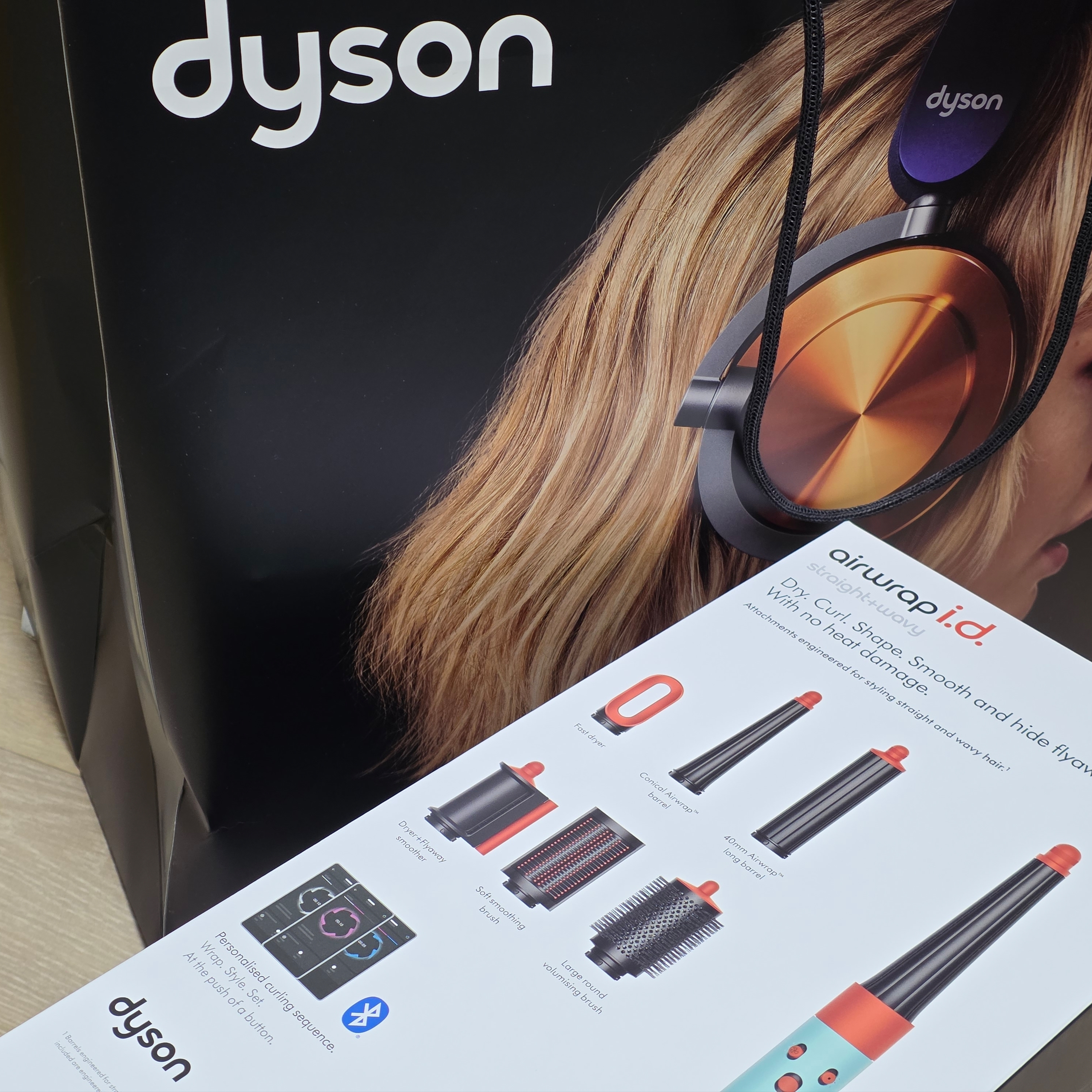Dyson Airwrap i.d. Multi Styler and Dryer Vinca Blue Topaz (Korean Ver.) 착용 스타일 - 1