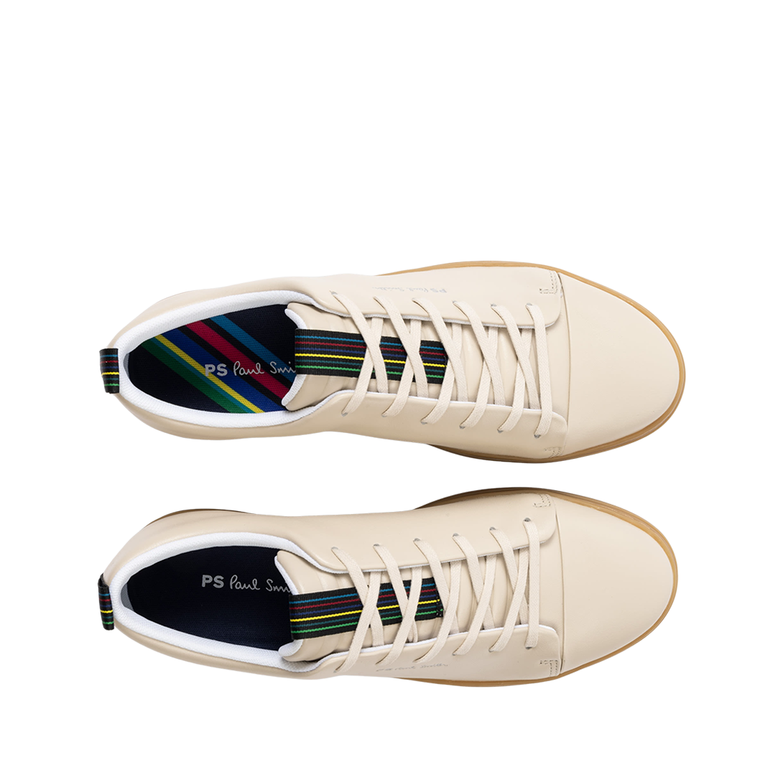 폴 스미스 레더 리 트레이너 아이보리(Paul Smith Leather Lee Trainers Ivory) - 2