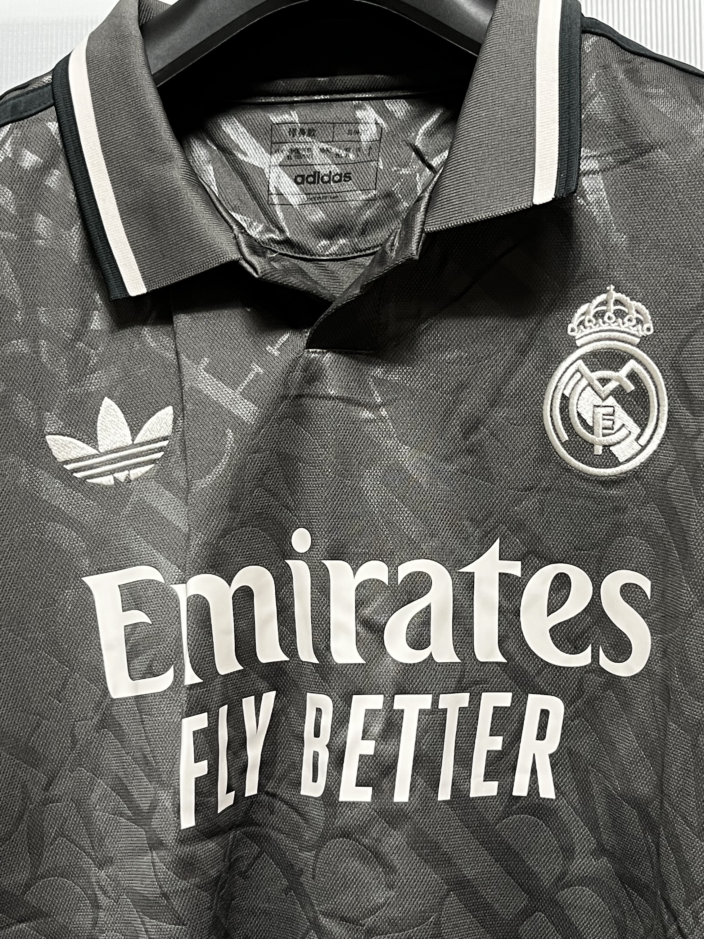 Adidas Real Madrid 2024/25 3rd Jersey Charcoal - KR Sizing (Non Marking Ver.) 착용 스타일 - 5