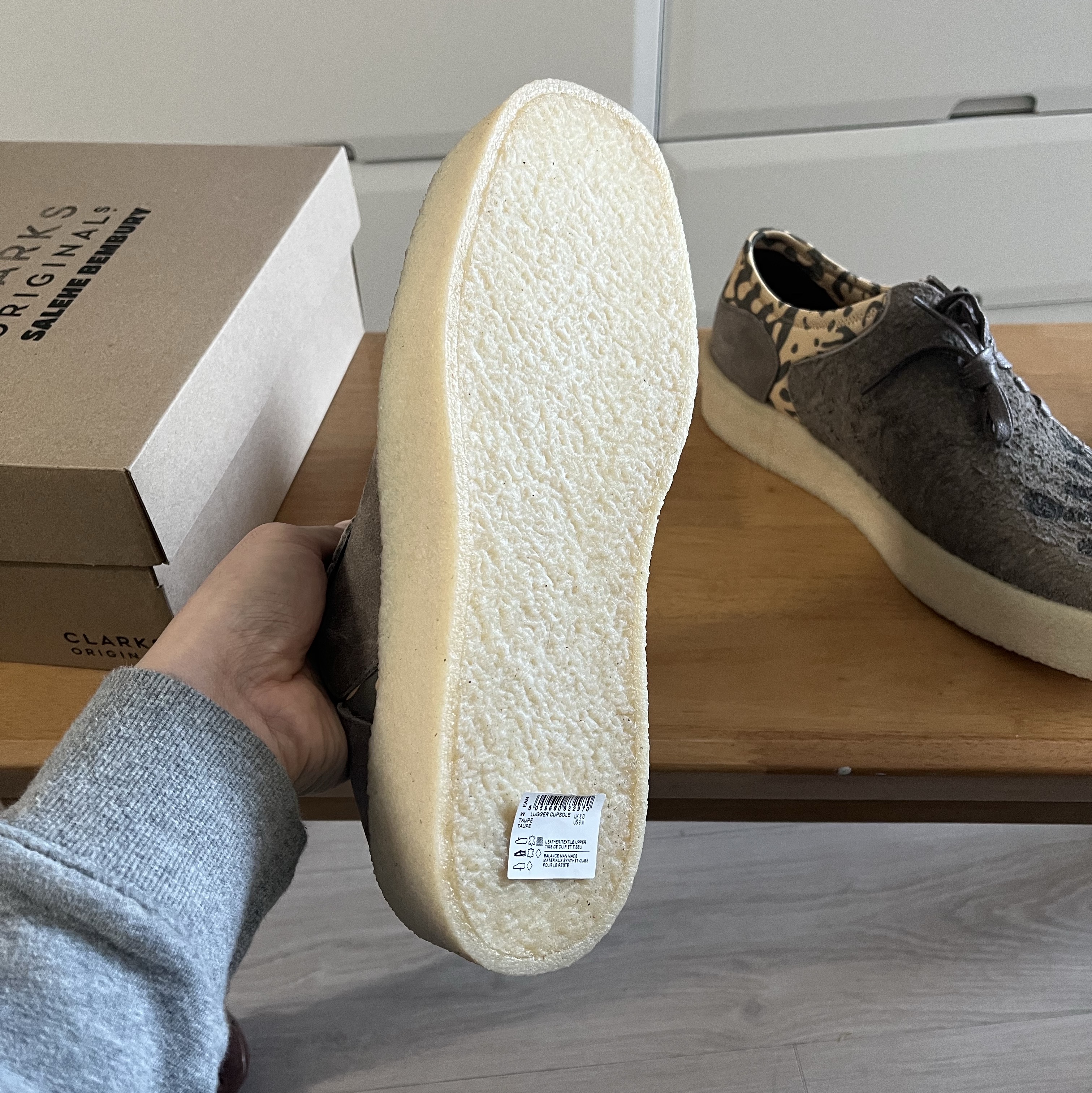 Clarks Originals x Salehe Bembury Lugger Cupsole Taupe 착용 스타일
