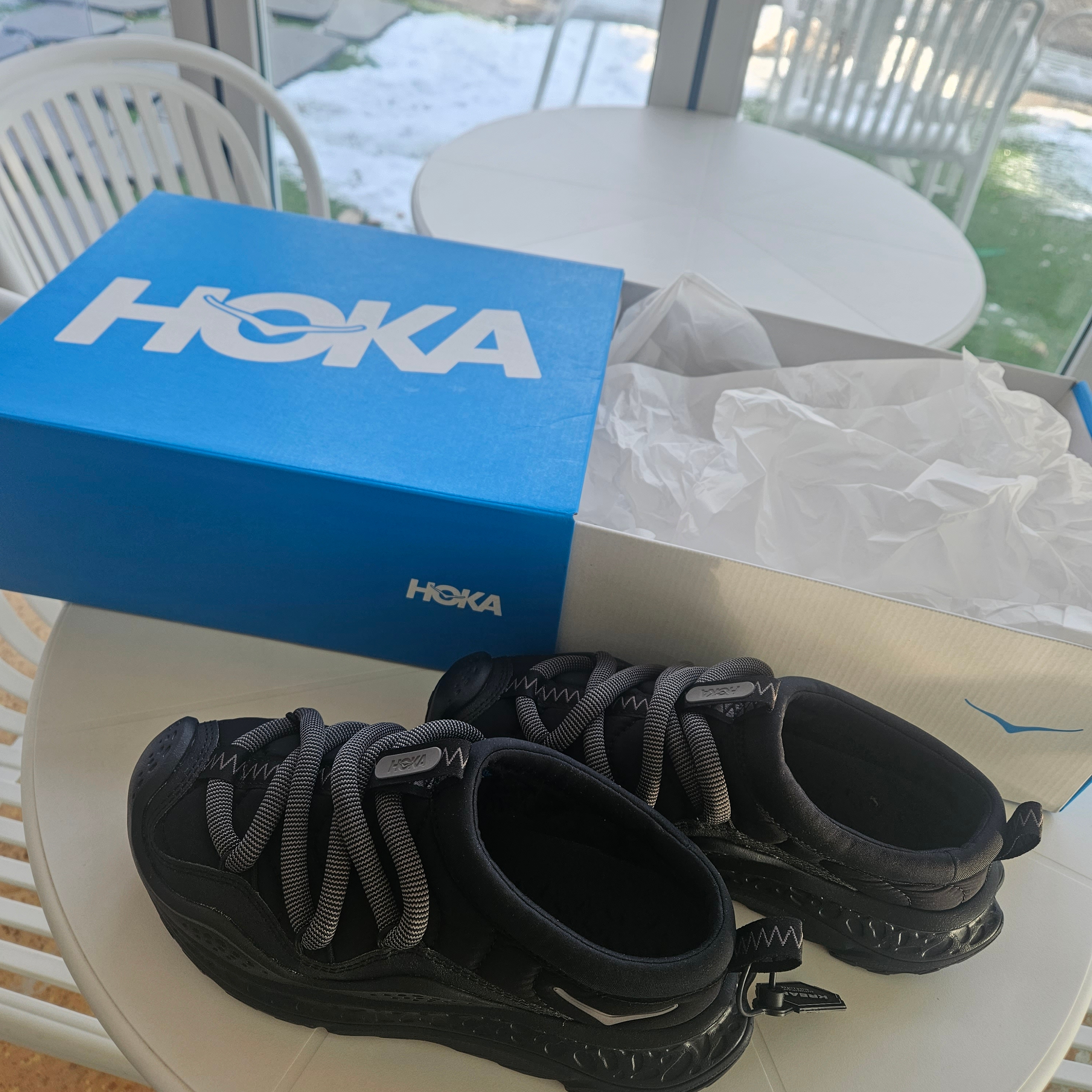 Hoka Ora Primo Black 착용 스타일