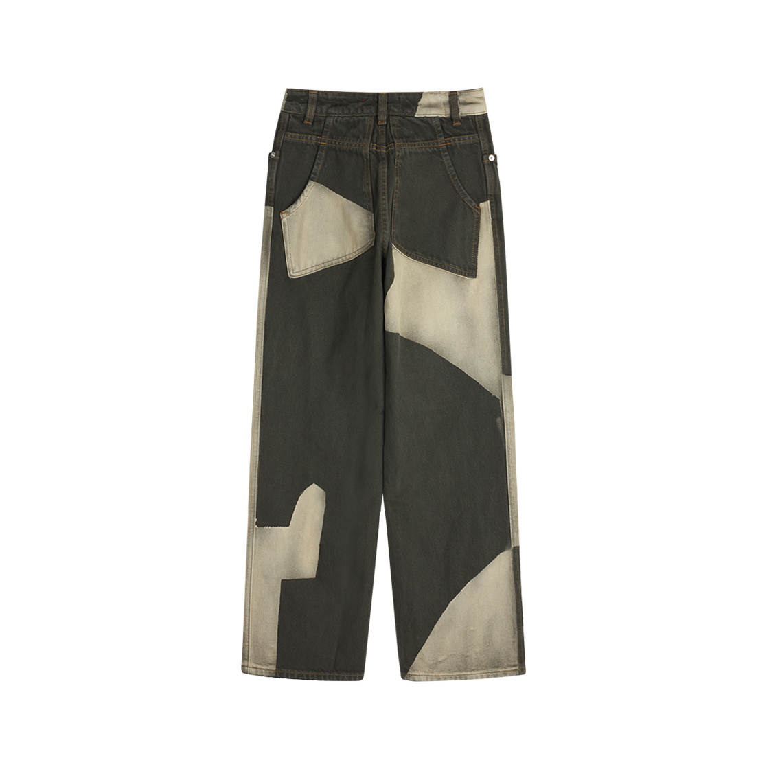에크하우스 라타 우먼 와이드 레그 진 타일 - 25SS(Eckhaus Latta Women Wide Leg Jean Tile - 25SS) - 2