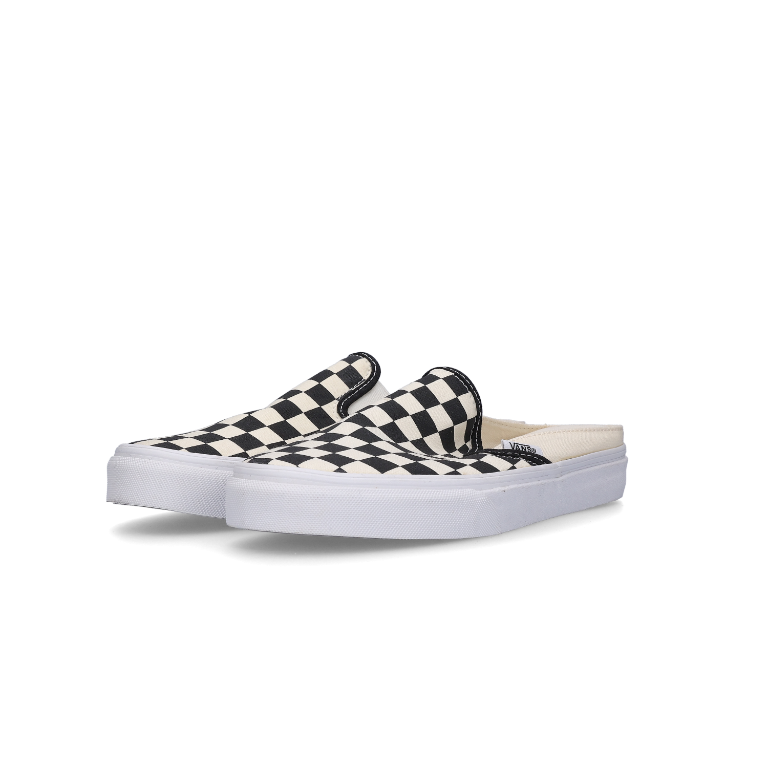 Vans Classic Slip-On Mule Checkerboard Black White