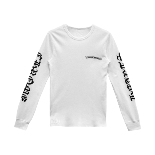 送料無料【CHROME HEARTS】GRP Pocket Runic LS T-Shirt 크롬하츠 GRP 포켓 루닉 롱슬리브 티셔츠 화이트 | Chrome