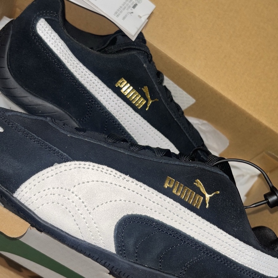 Puma Speedcat OG Black White 착용 스타일
