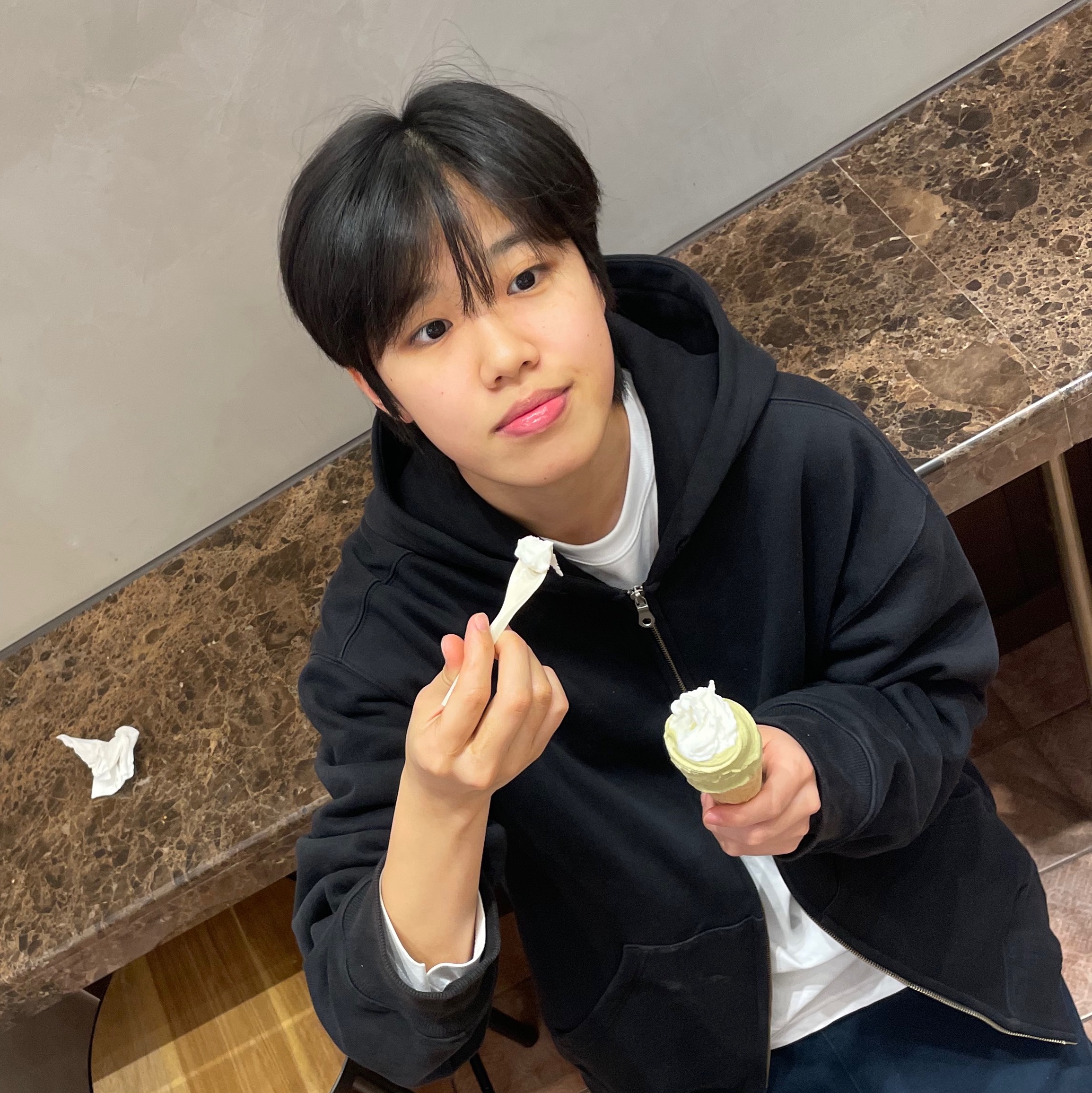 Nike Air Force 1 '07 Low White, The North Face White Label Riverton On Ball Jacket Black 착용 스타일 - 8