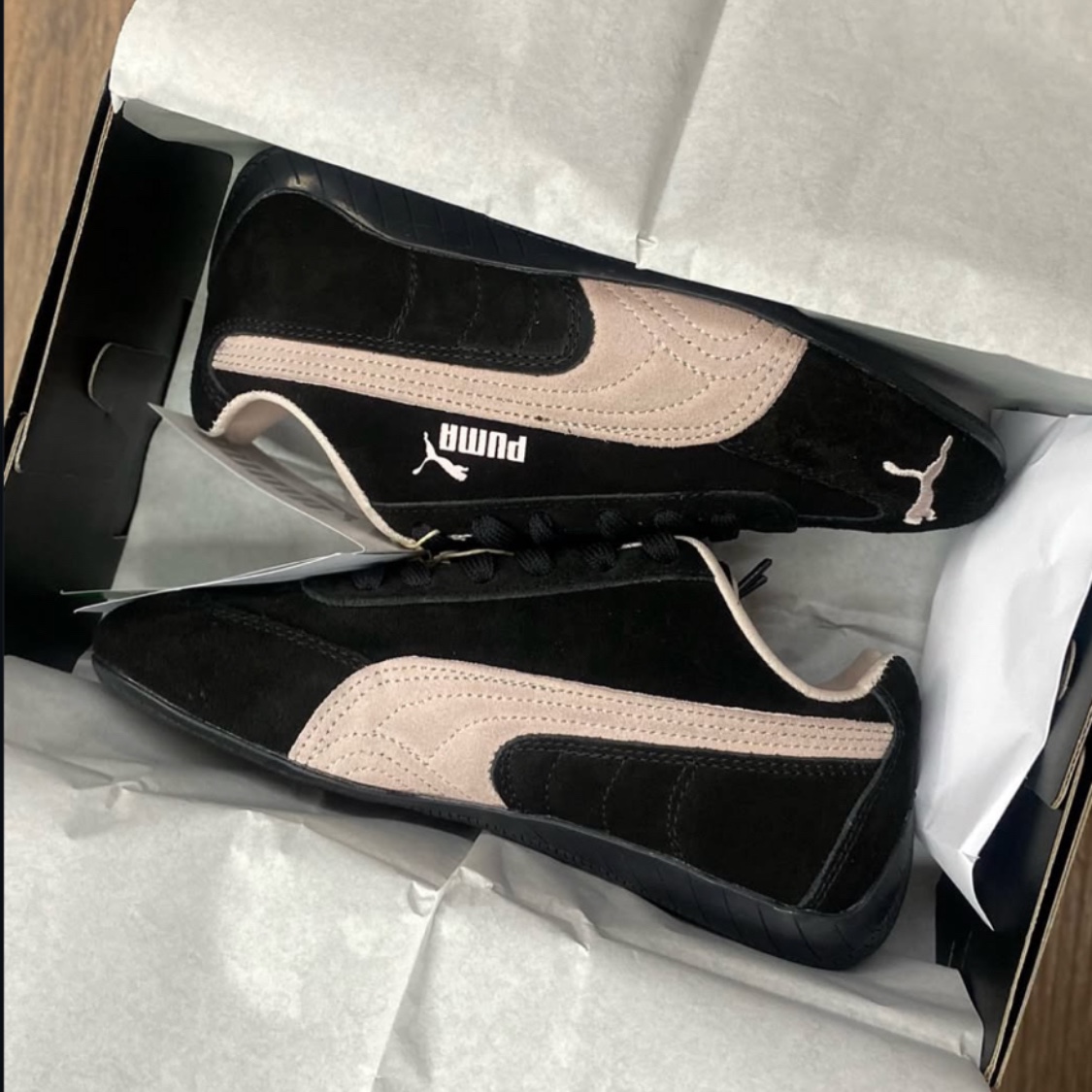 Puma Speedcat OG Black Mauve Mist 착용 스타일