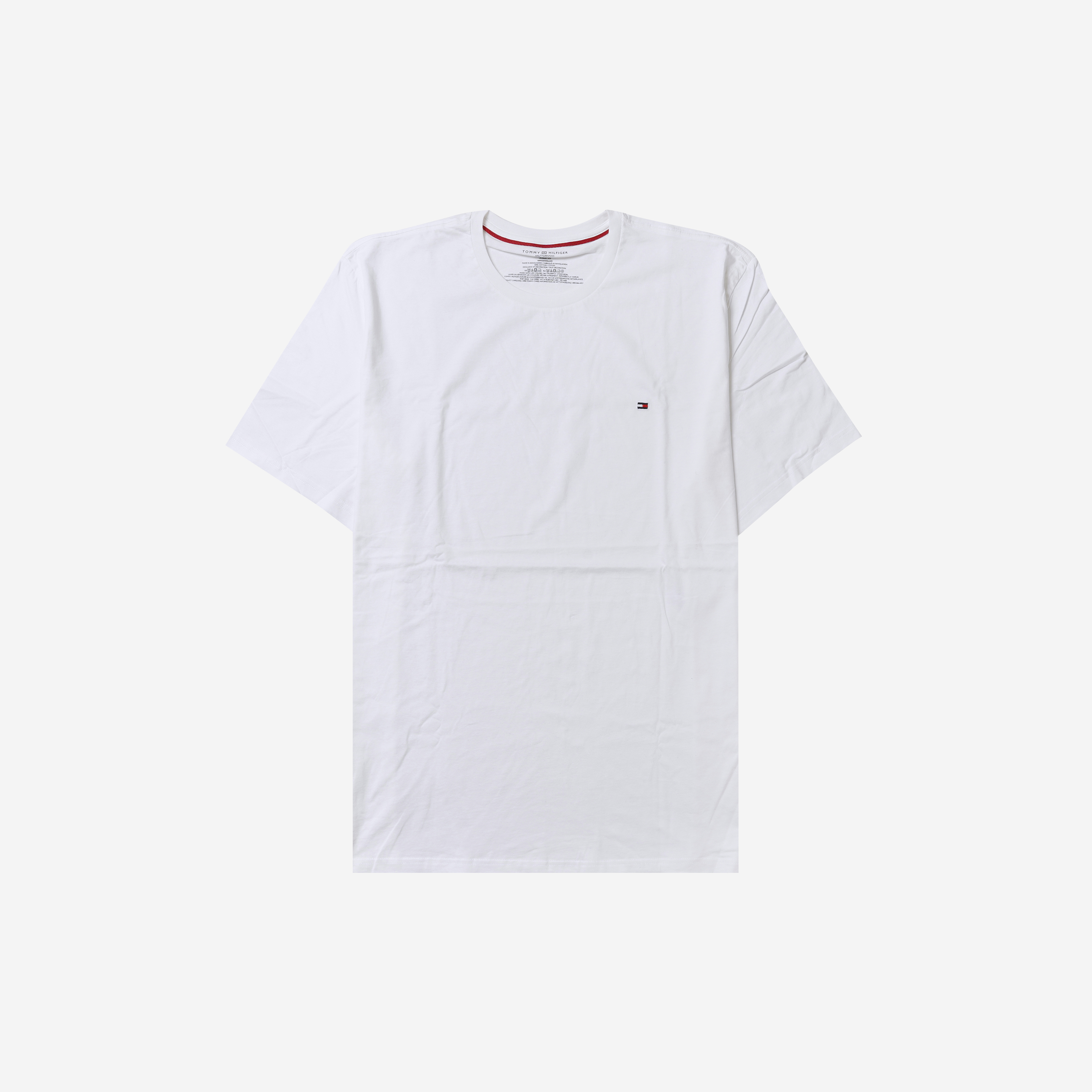 Tommy Hilfiger Core Flag Crew Neck T-Shirt White
