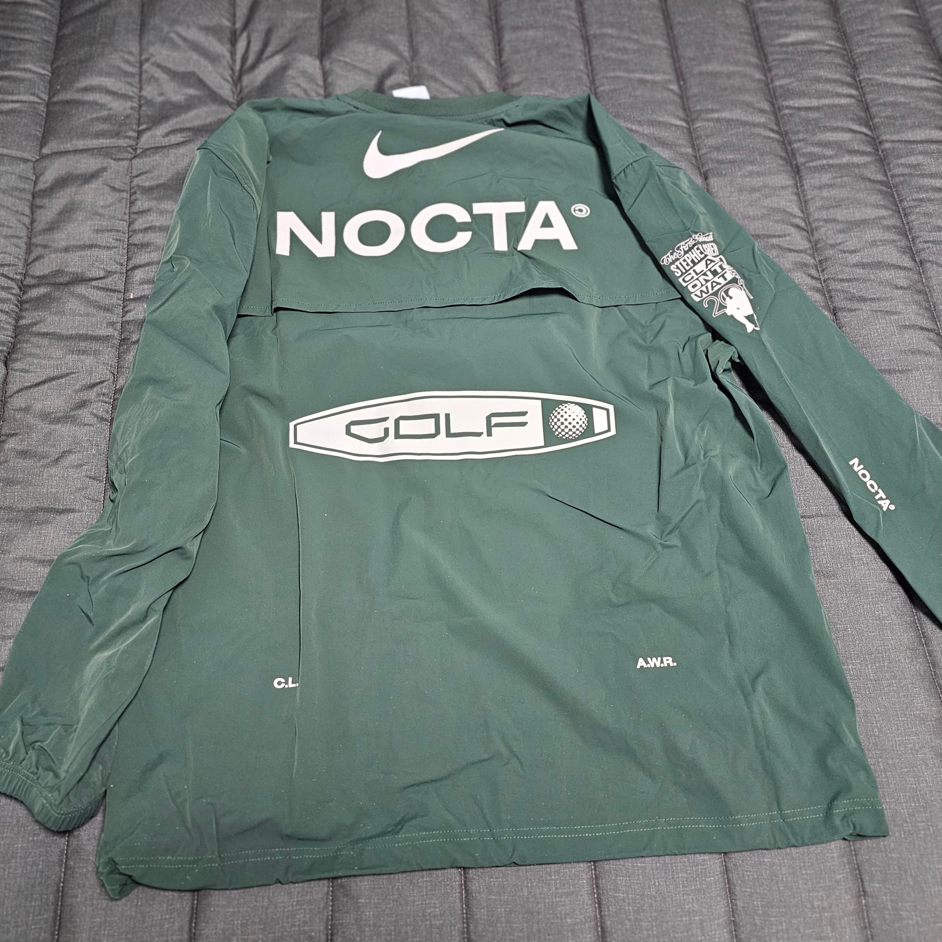 Nike x Drake Nocta Golf Crewneck Top Green - US/EU 착용 스타일 - 2