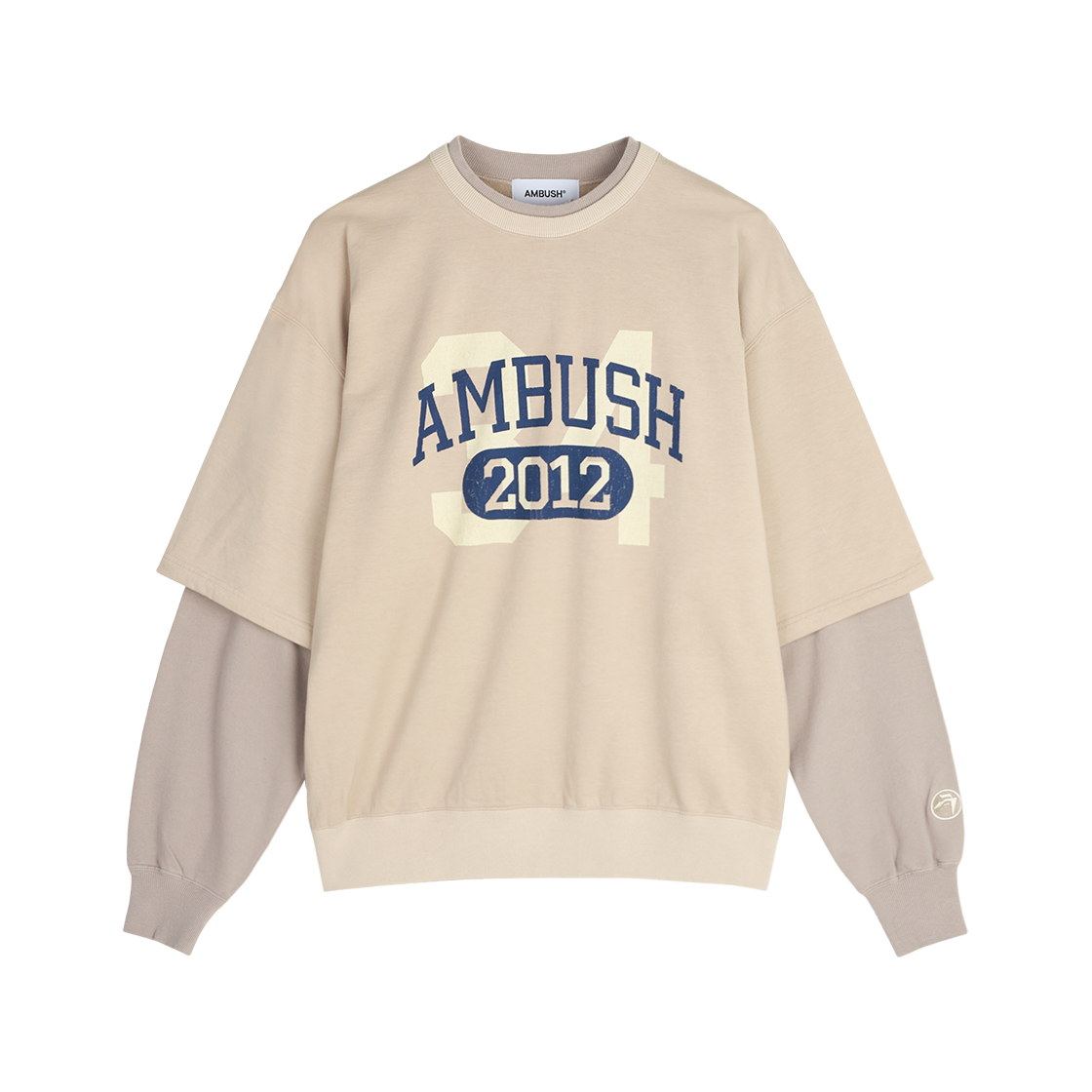 앰부쉬 레이어드 크루넥 베이지 - 25SS(Ambush Layered Crewneck Beige - 25SS)