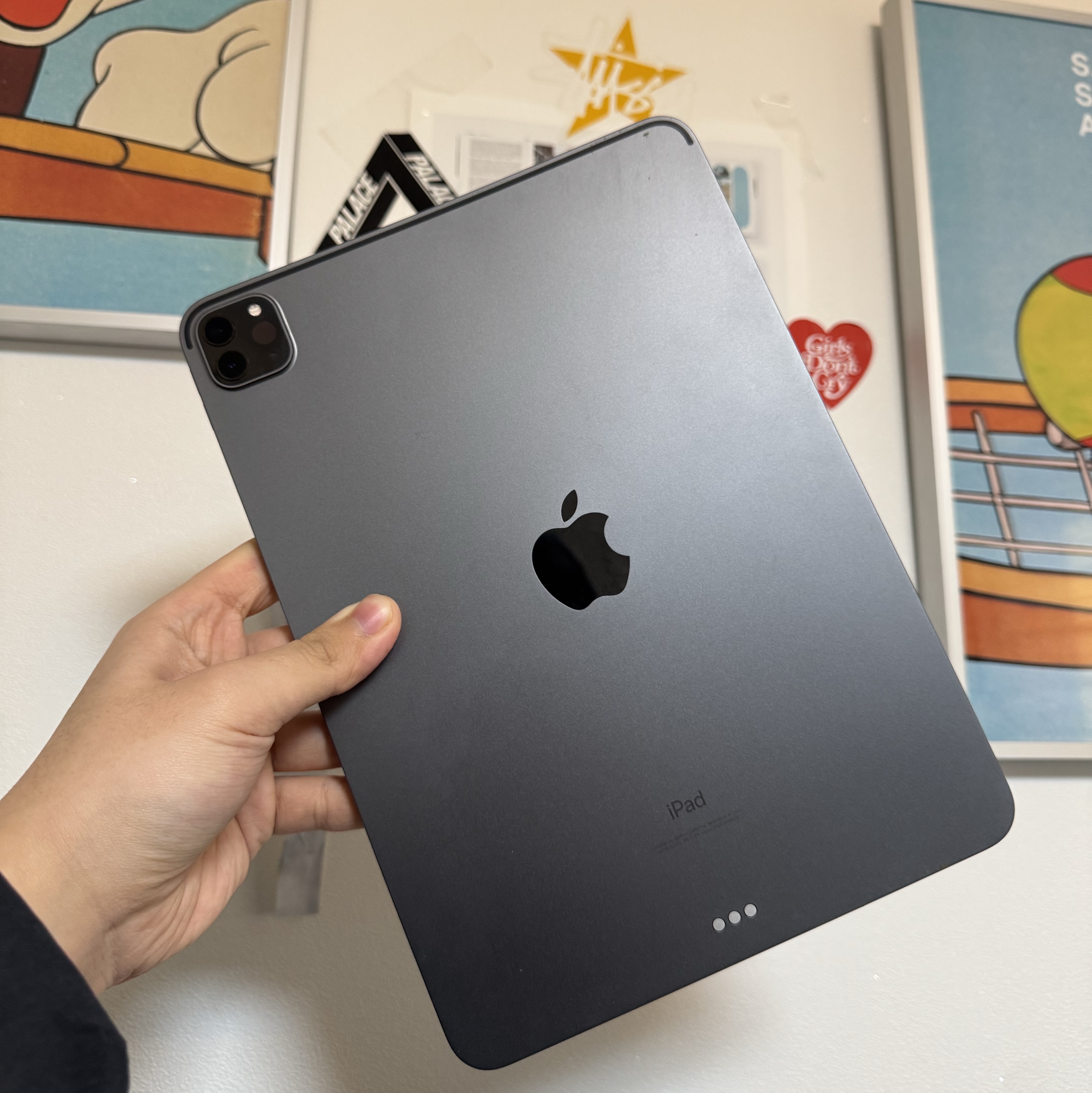 Apple iPad Pro 5th Gen 11-inch Wifi 256GB Standard Glass Space Black (Korean Ver.) 착용 스타일