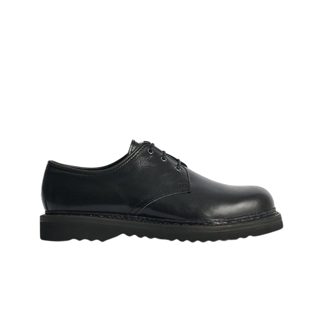 A2257TSB Our Legacy Trampler Shoe Black Supple Cow Hide