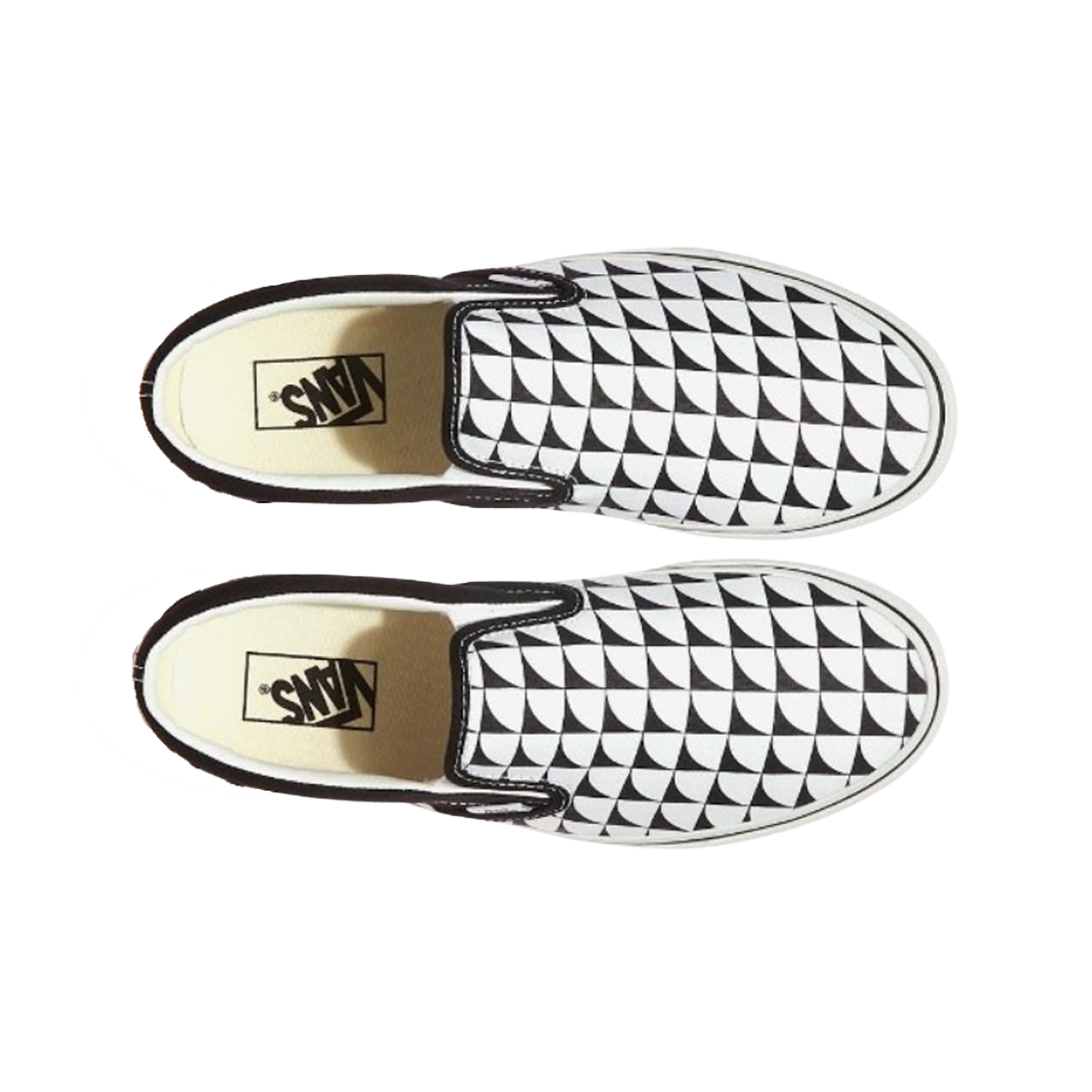 반스 클래식 슬립온 체커보드 블랙 트루 화이트(Vans Classic Slip-On Checkerboard Black True White) - 2