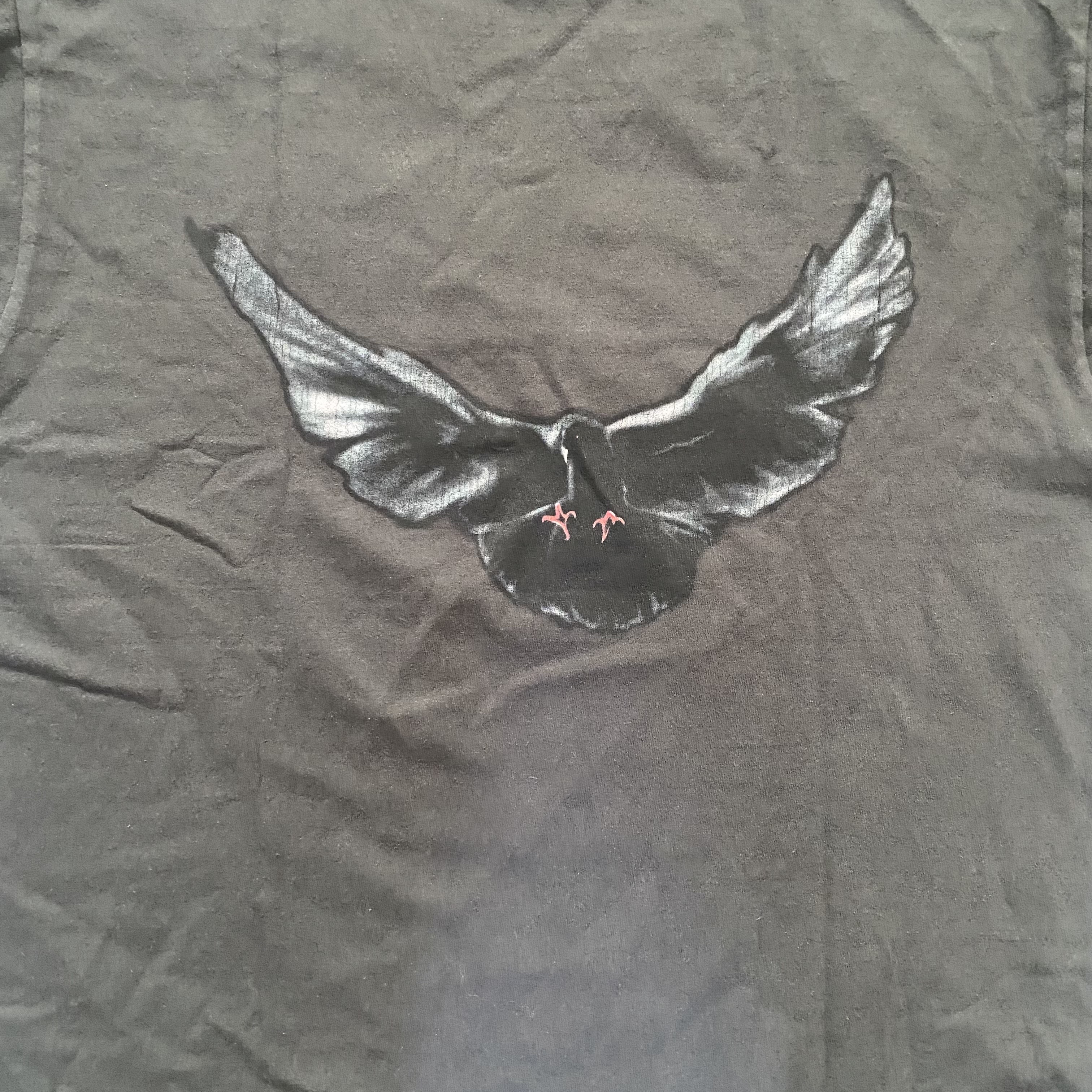 Yeezy Gap Engineered By Balenciaga Dove Long Sleeve T-Shirt Black 착용 스타일