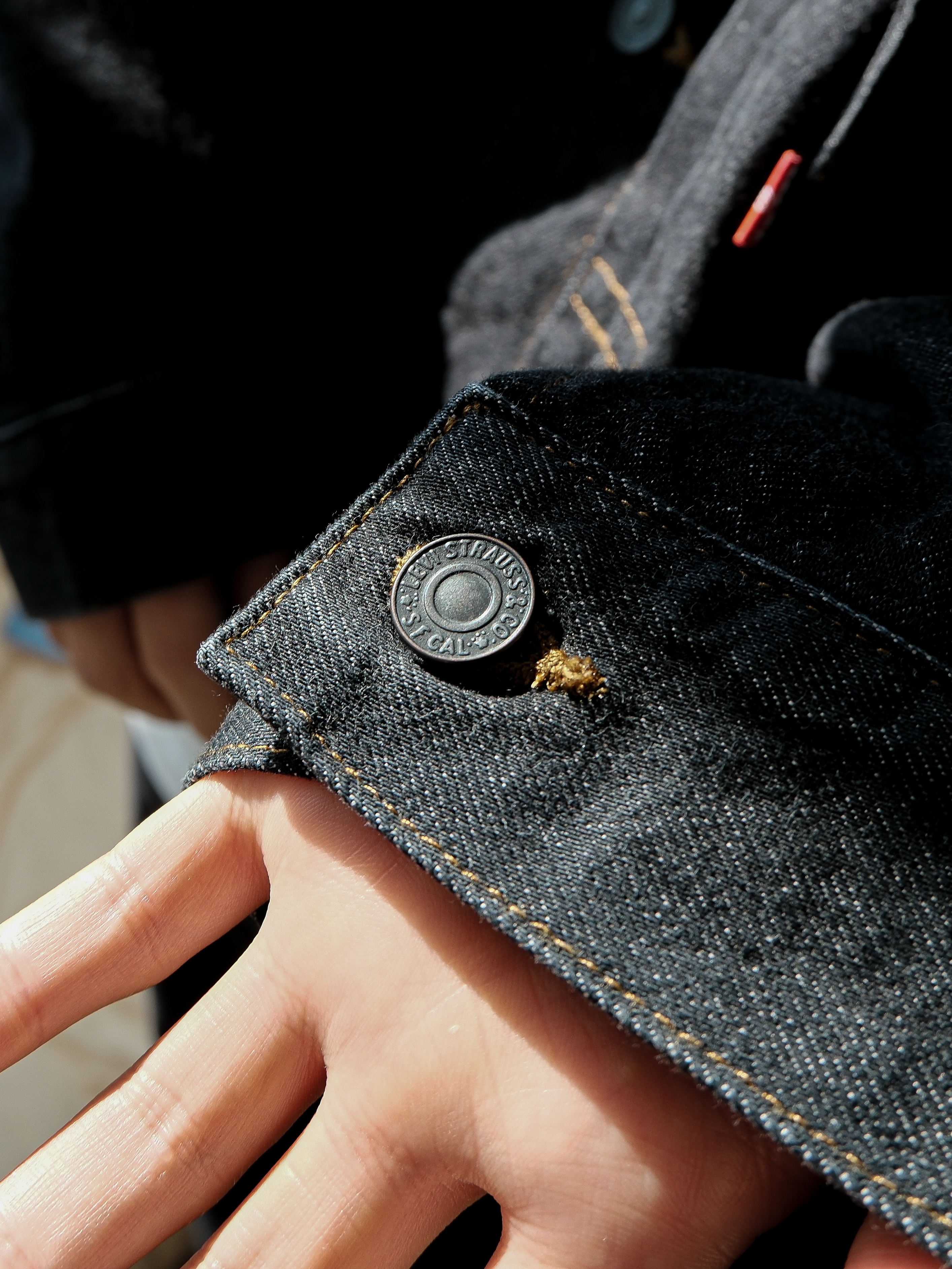Levi's x Beams Denim Jacket Black Rinse, Levi's x Beams Denim Pants Black Rinse 착용 스타일 - 3