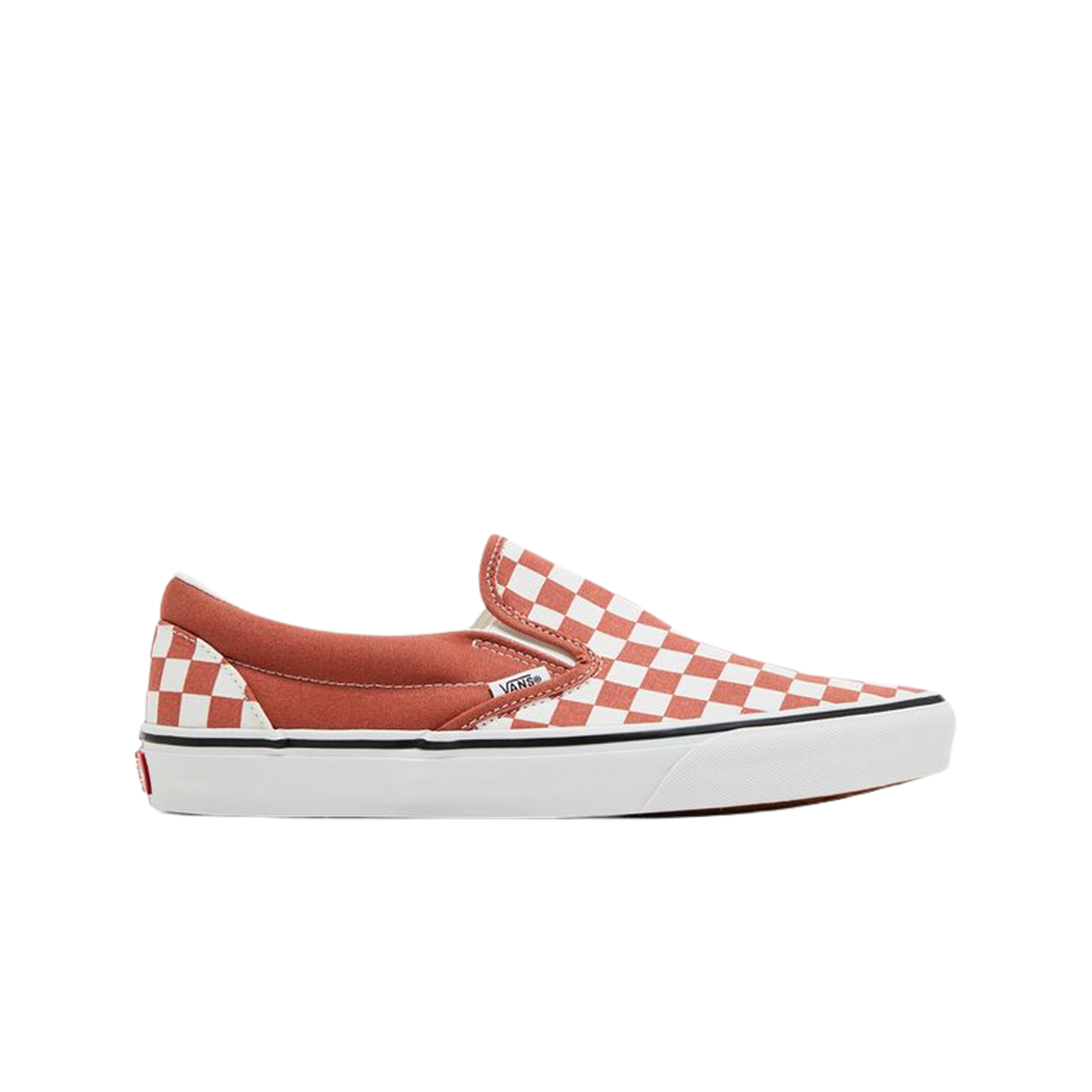 VN000D03C9J1 Vans Color Theory Checkerboard Classic Slip-On Burgundy Auburn