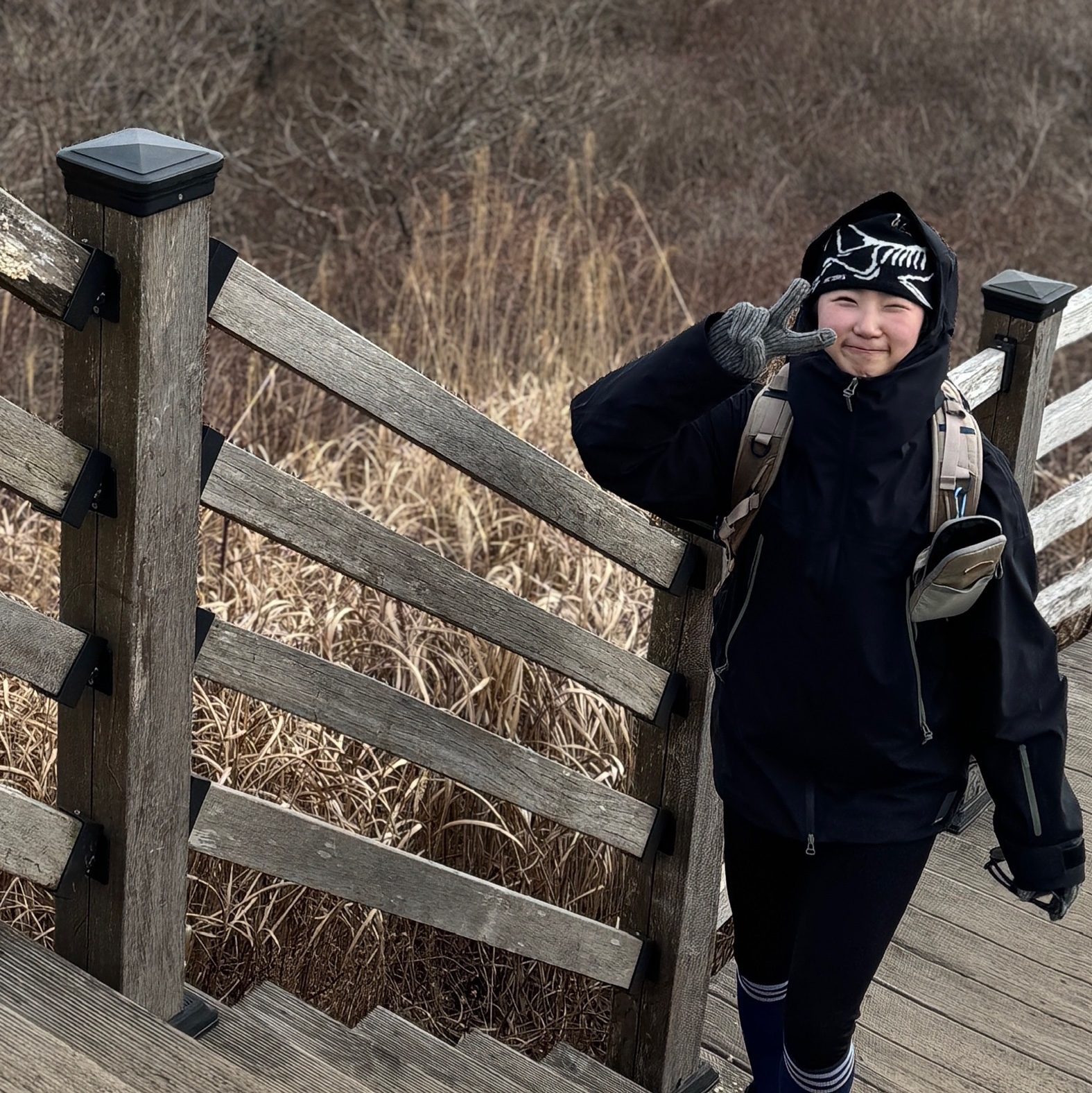 Arc'teryx Bird Head Toque Orca 착용 스타일 - 5