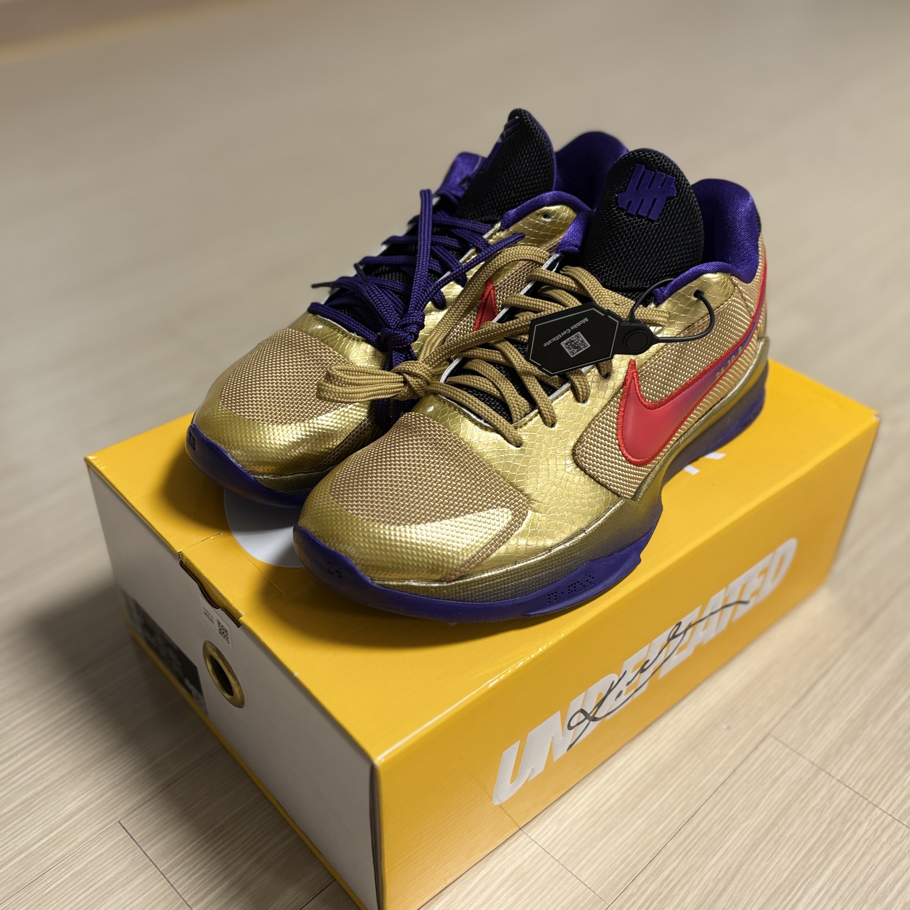 Nike x Undefeated Kobe 5 Protro Hall of Fame 착용 스타일