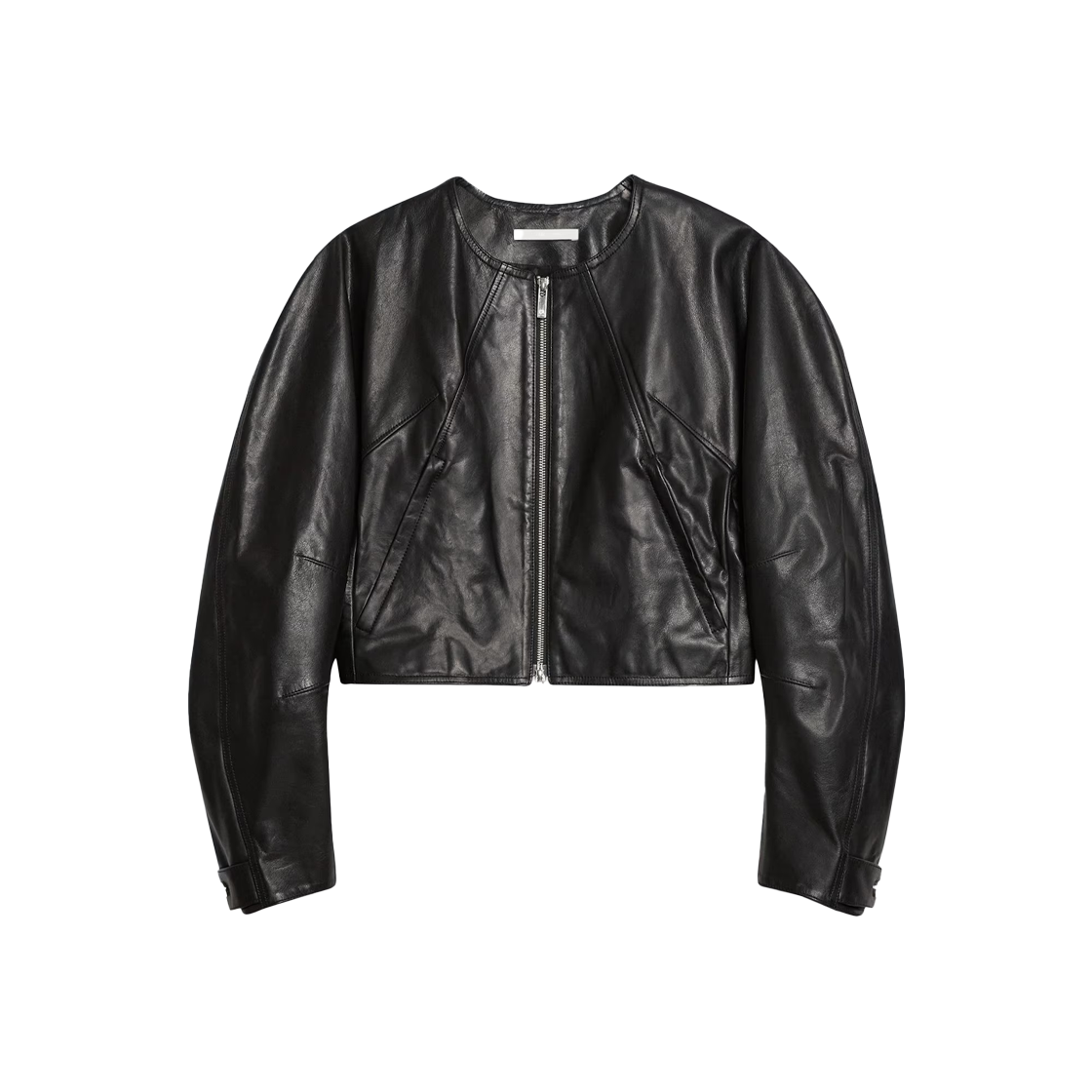 헬무트 랭 아티큘레이티드 레더 자켓 블랙 - 25SS(Helmut Lang Articulated Leather Jacket Black - 25SS)
