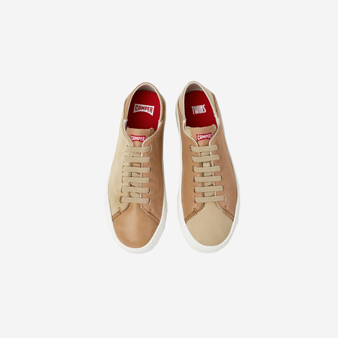 캠퍼 여성 페우 투어링 스니커즈 베이지(Camper Women Peu Touring Sneakers Beige) - 3